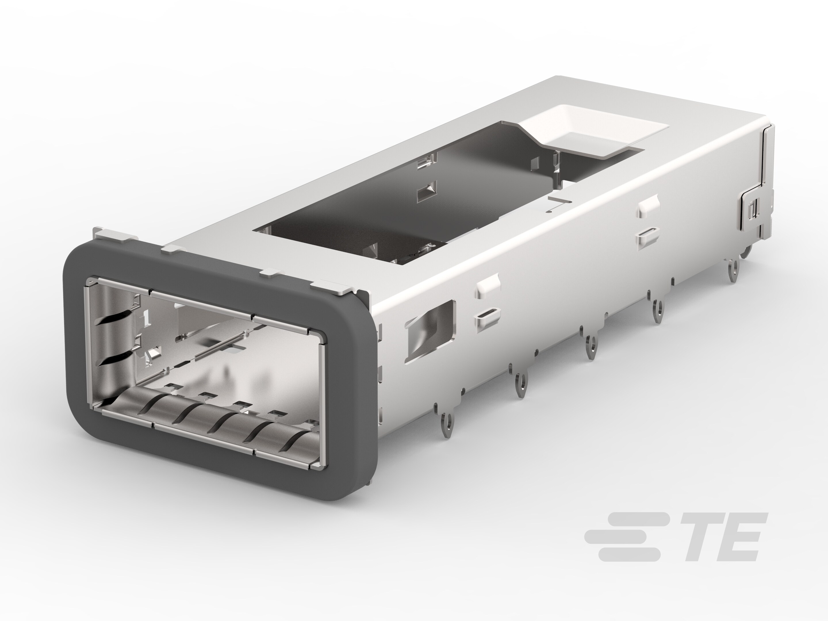 CAGE ASSEMBLY, QSFP28 1X1, GASKET-2170752-6