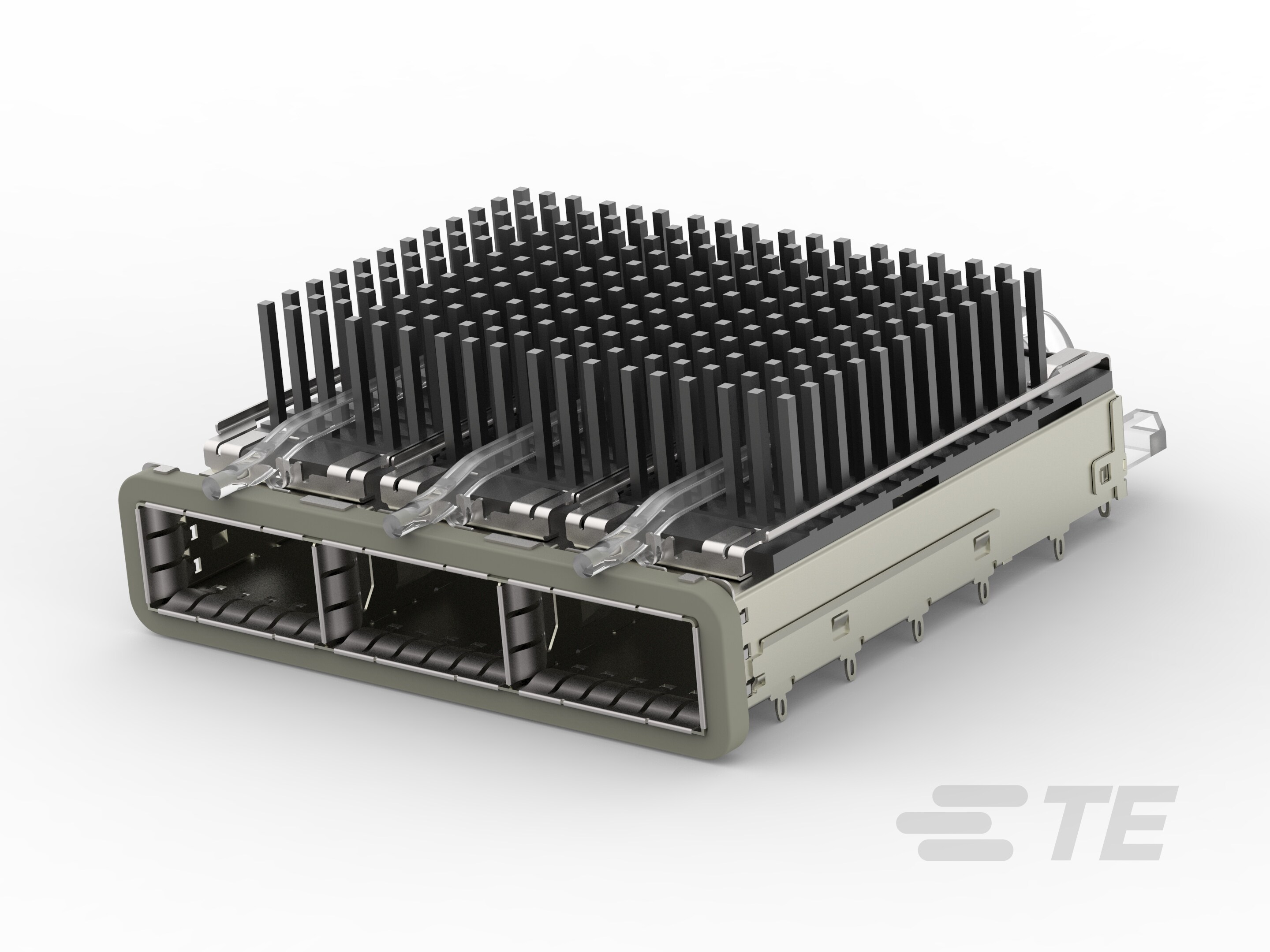 CAGE ASSY, QSFP28, 1X3, GASKET, HS, LP-2170769-3