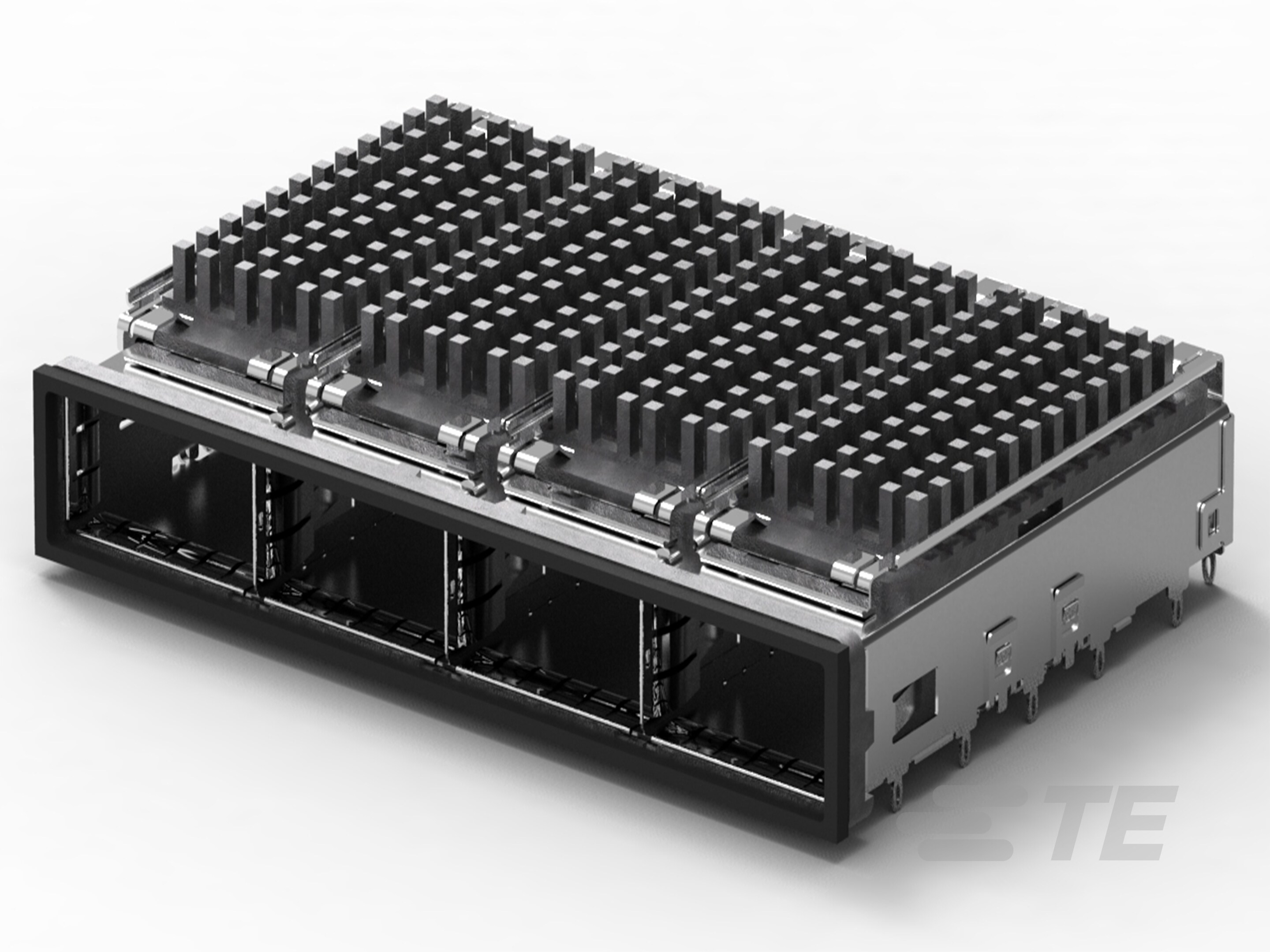 1x4 QSFP Kit Assy Bhnd Bzl,w/gasket,SAN-2174754-2