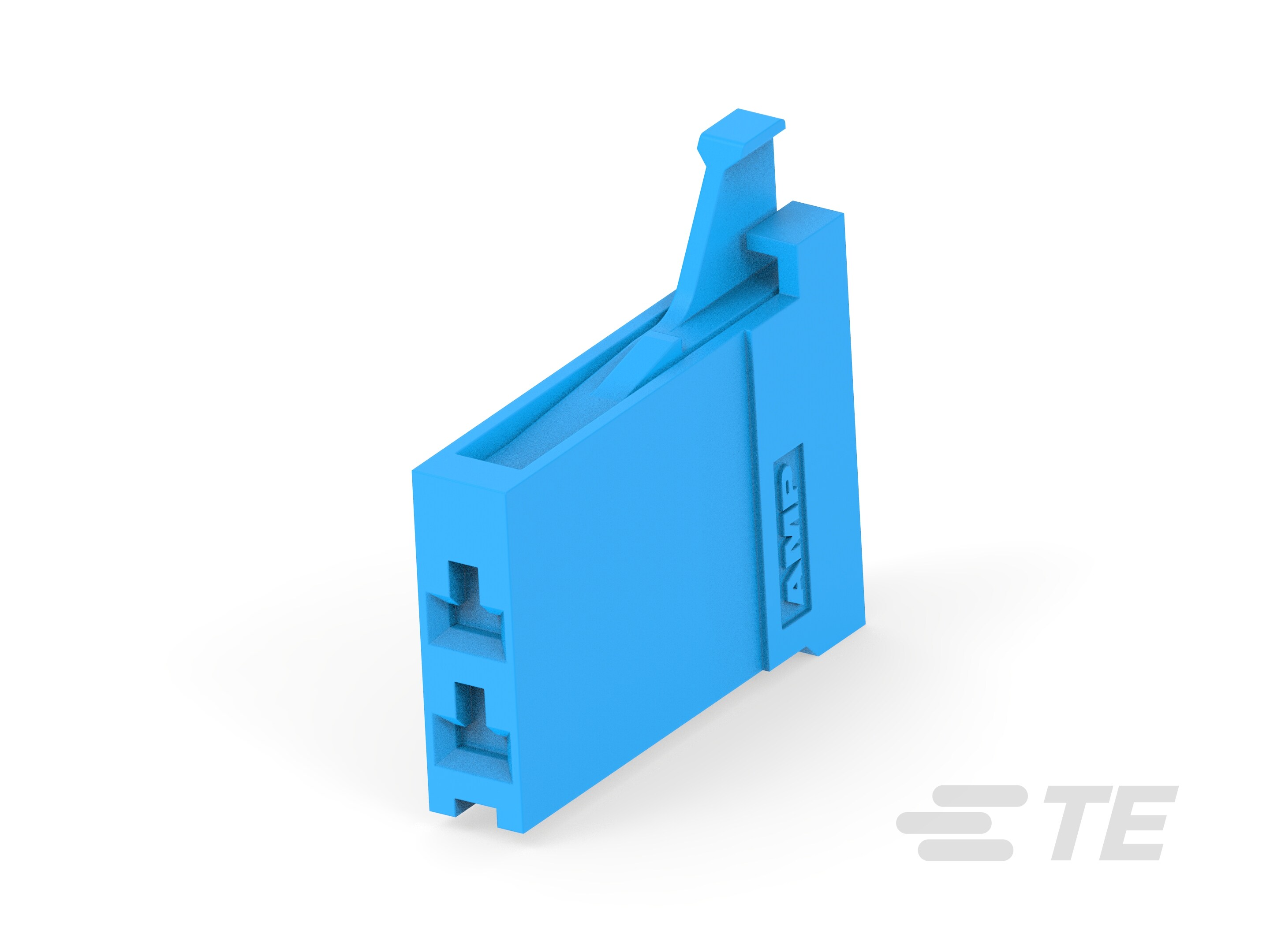 DYNAMIC D-3500 REC HSG 2P BLUE-2-175362-1