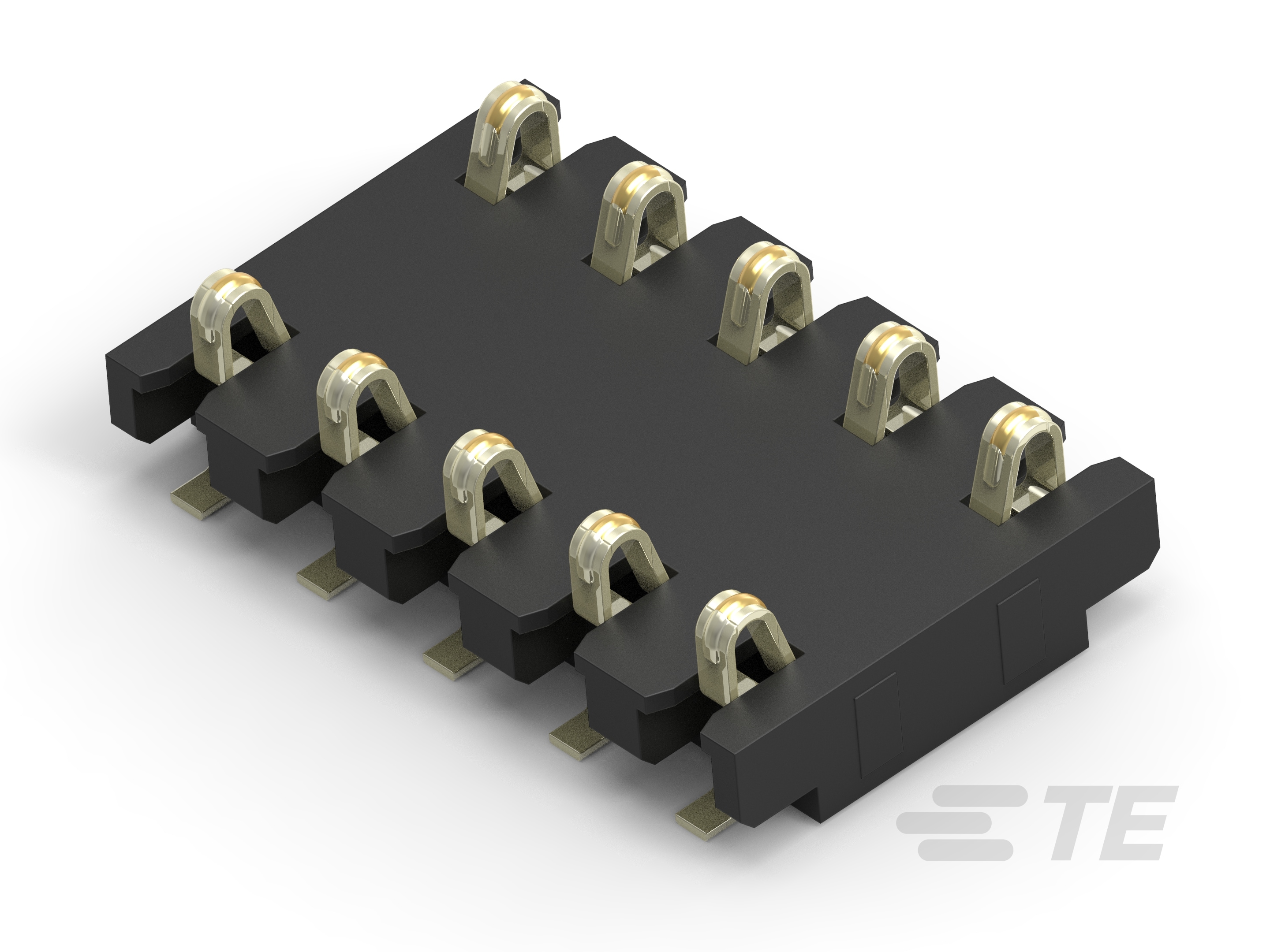 10 PINS,1.6PICH,1.65H BTOB CONN. 2 ROW-2199035-2