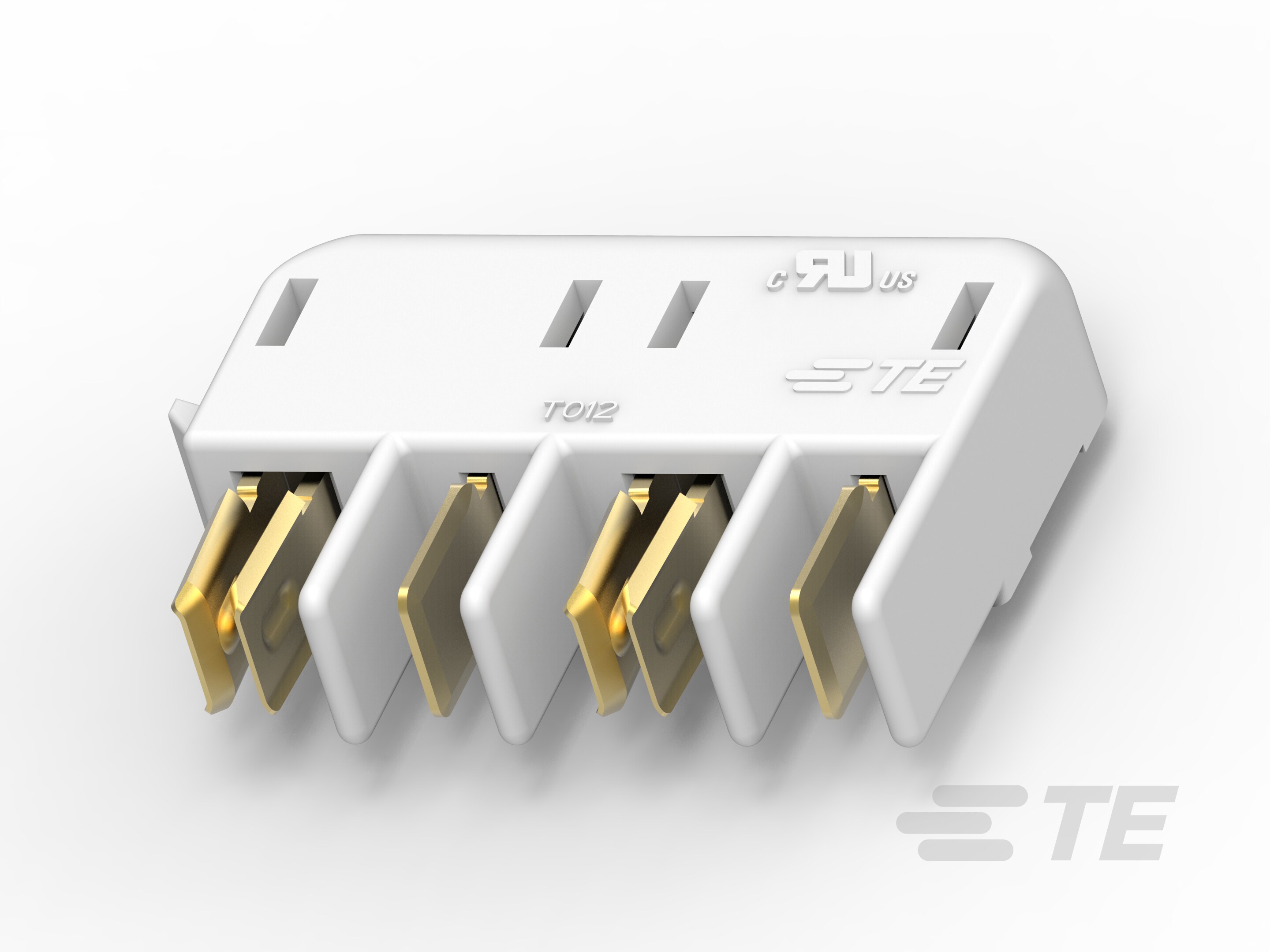 Herm Blade & Rcpt assy,latch, posts,gold-2213289-2