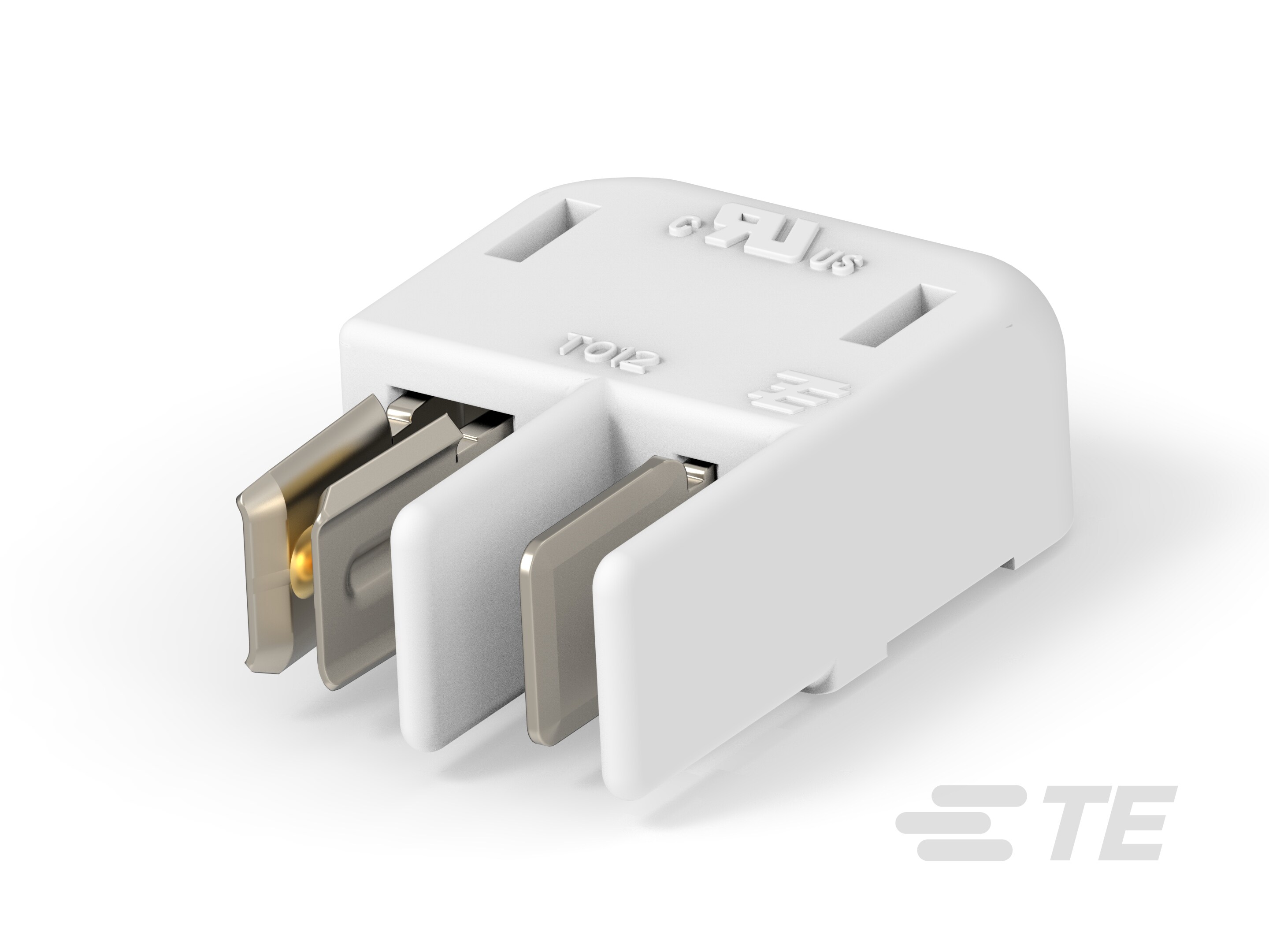 CONNECTOR,BLADE & RECT 2 POS,SELECT GOLD-2213613-1