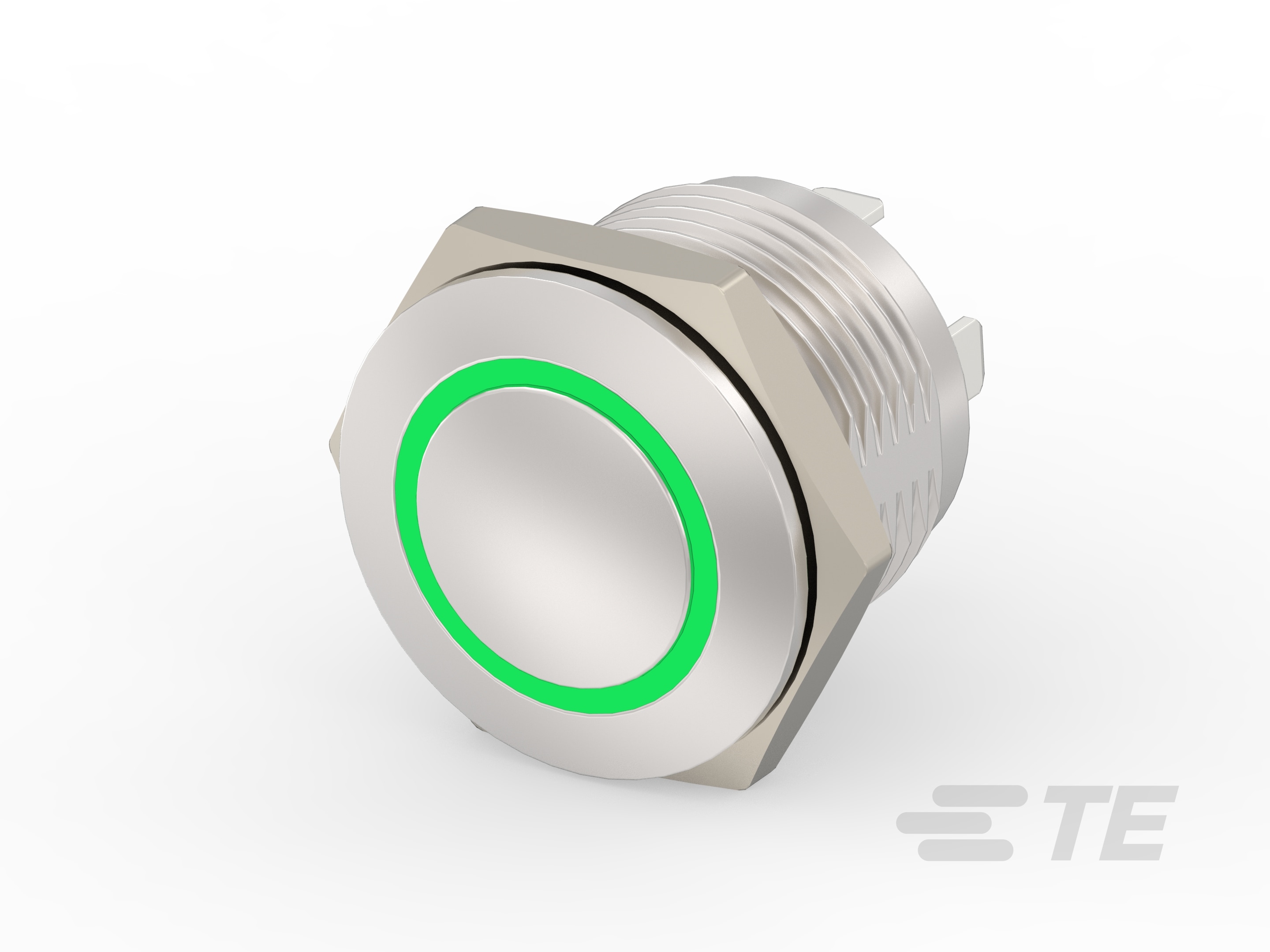 AV16 SPM 0.4VA FIX RING LED GREEN 12V-2213774-7