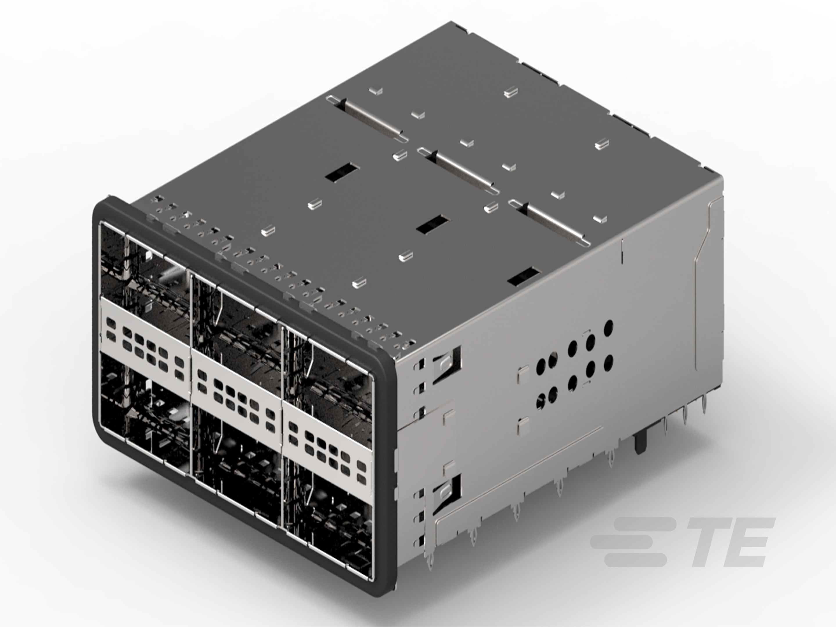 zQSFP+ STACKED RECEPTACLE ASSEMBLY 2X3-2214565-1