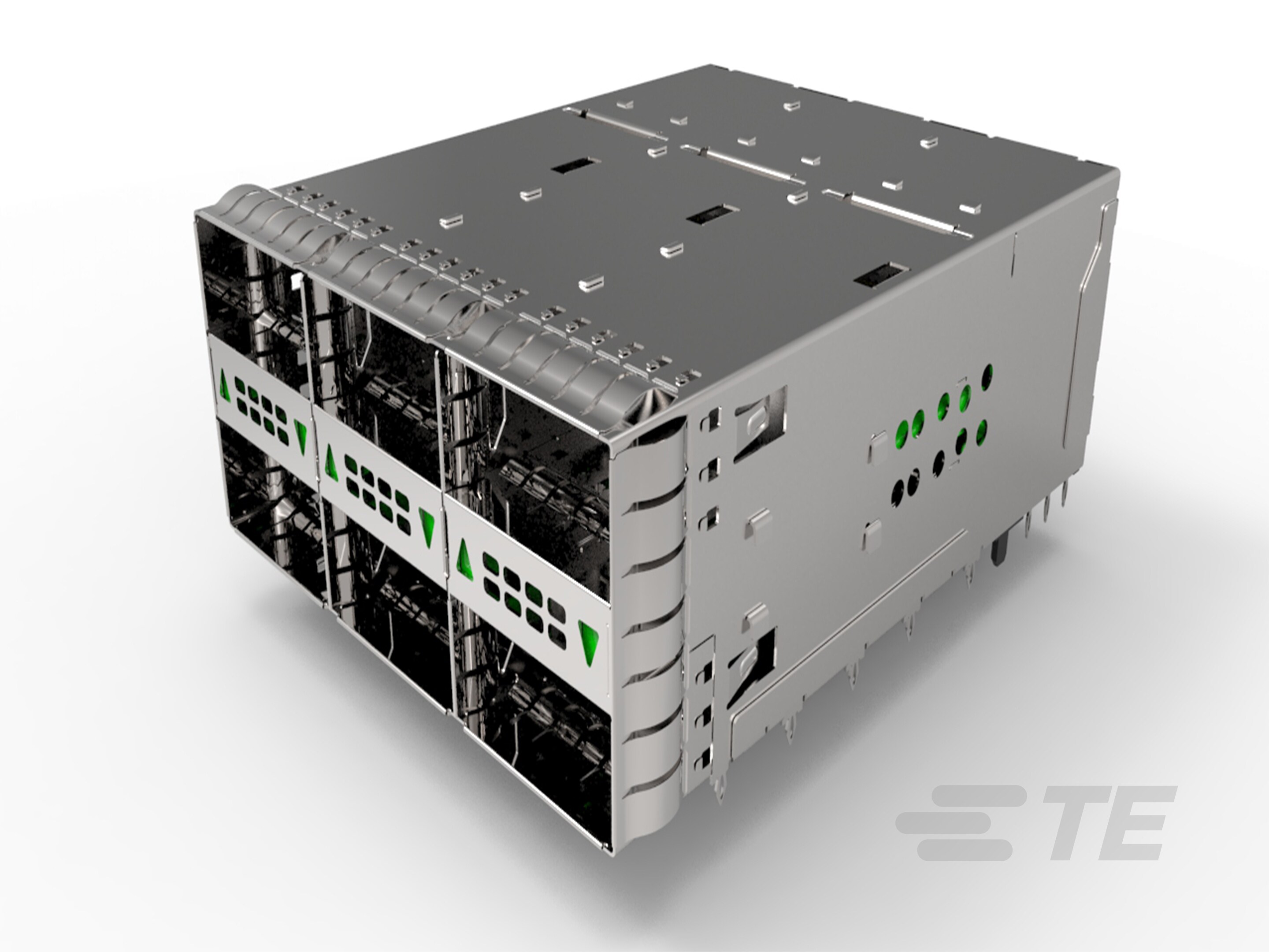 zQSFP+ STACKED RECEPTACLE ASSEMBLY 2X3-2227668-2