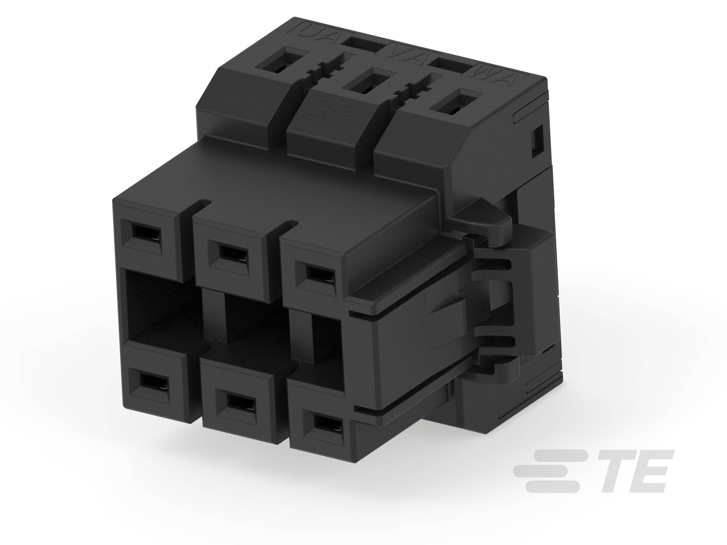 D3950 REC 6POS 2ROW MARKED-2229800-1