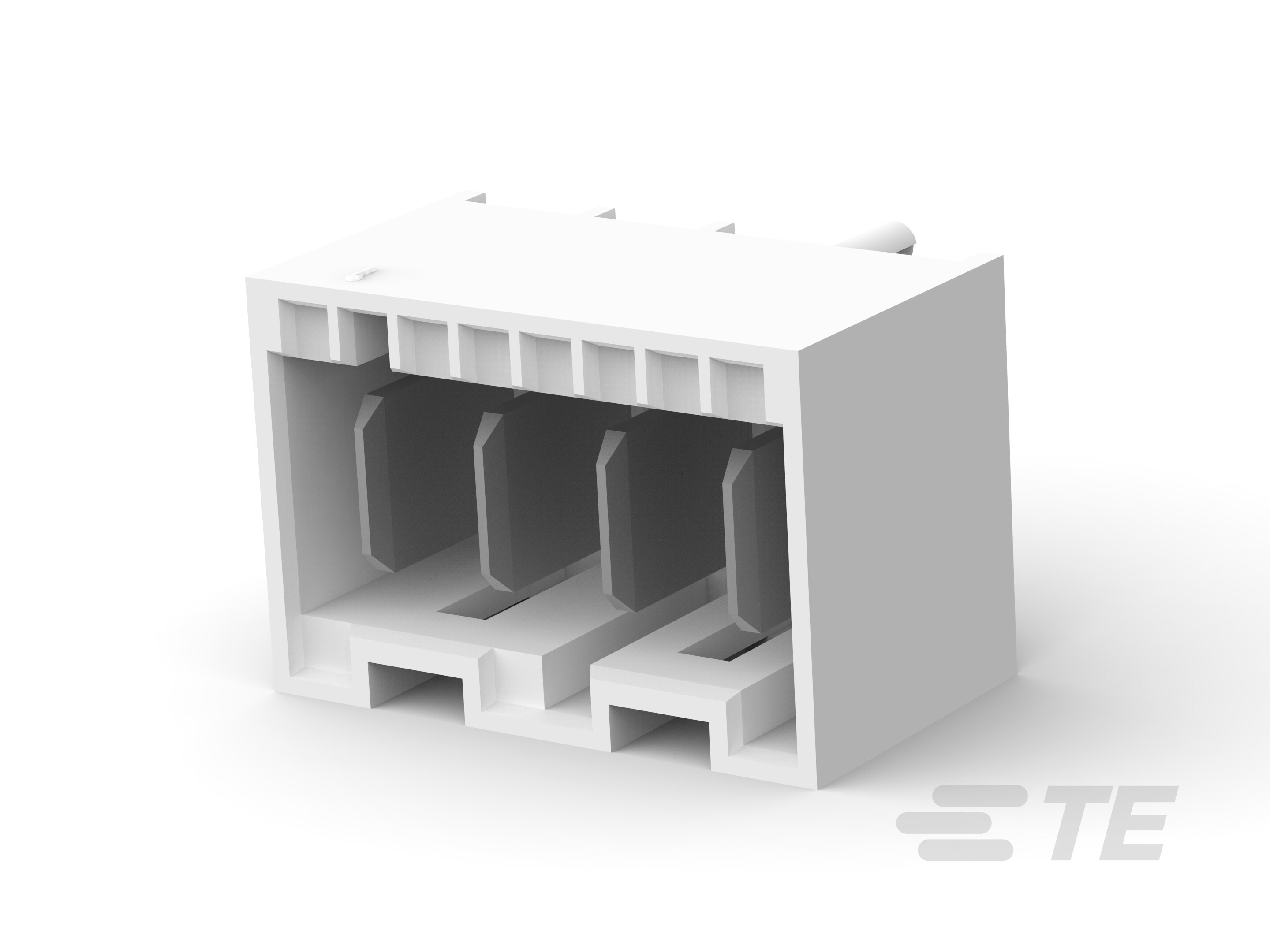 4P, PL RAST 5 Tab Header, TH,Vertical-2232532-4