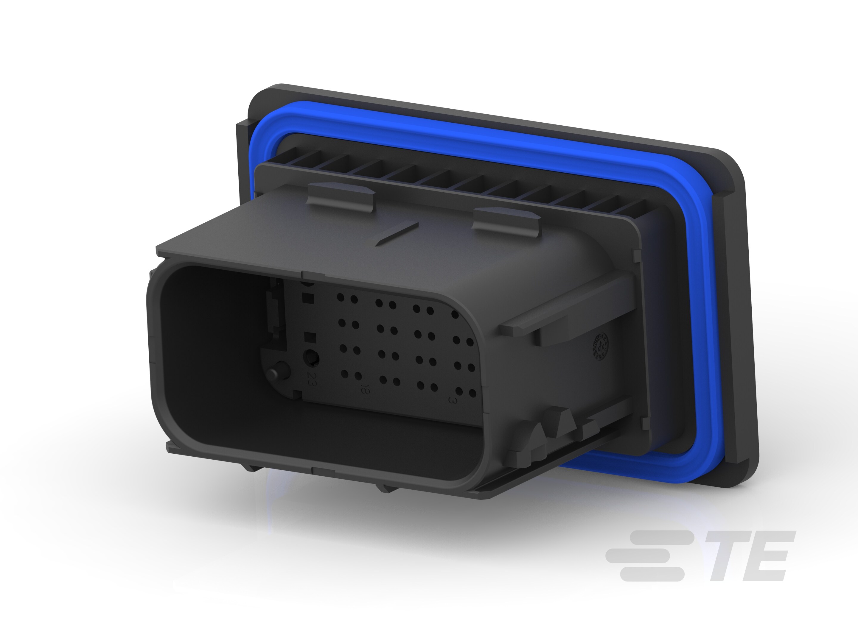 24POS,AMPSEAL 16,PIN HSG ASSY,SLD,COD D-2272889-4