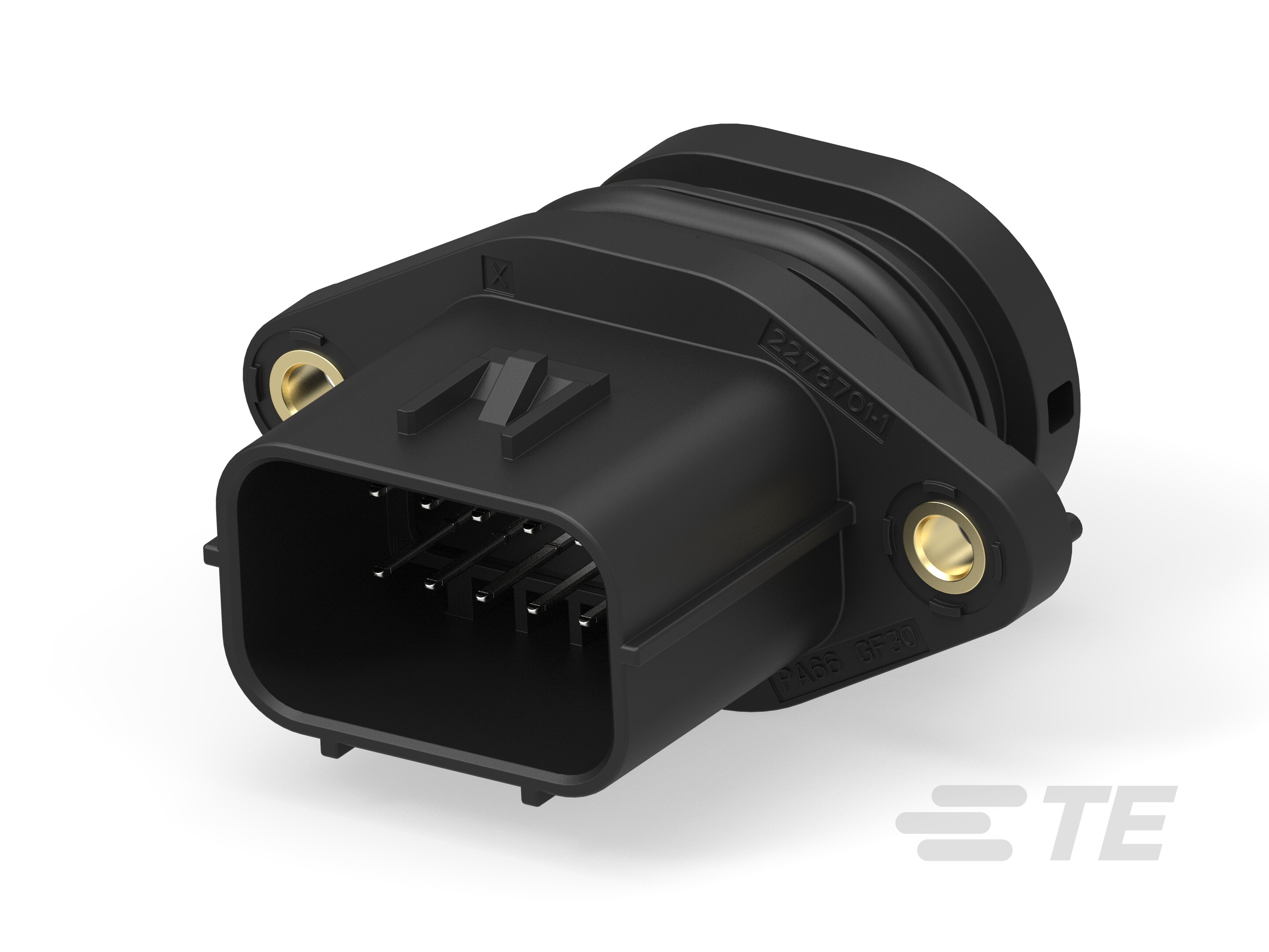 12P THROUGH WALL CONNECTOR-2278701-4