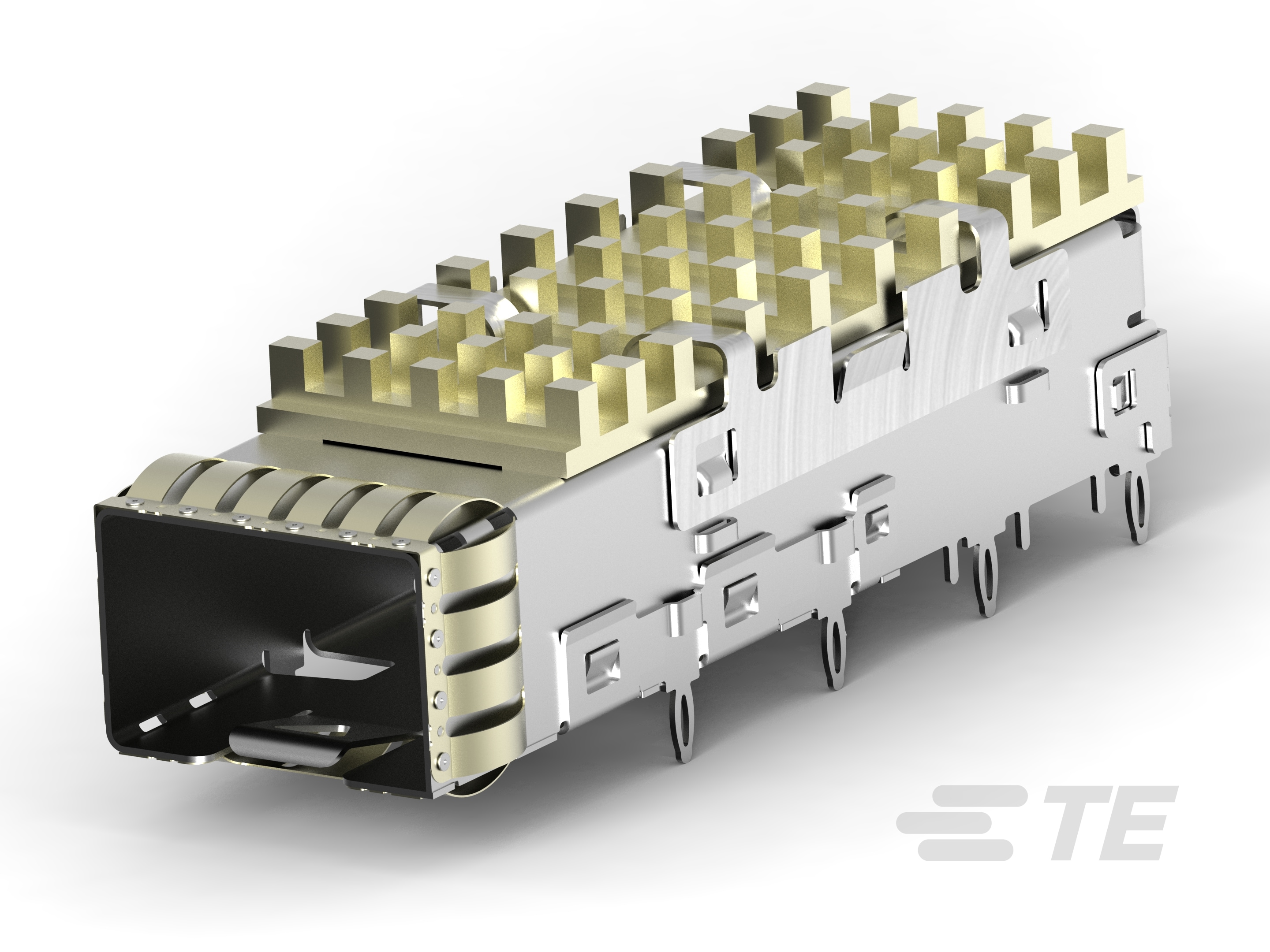 SFP+ 1X1 CAGE ASSY, PF,WITH HEATSINK-2291634-1