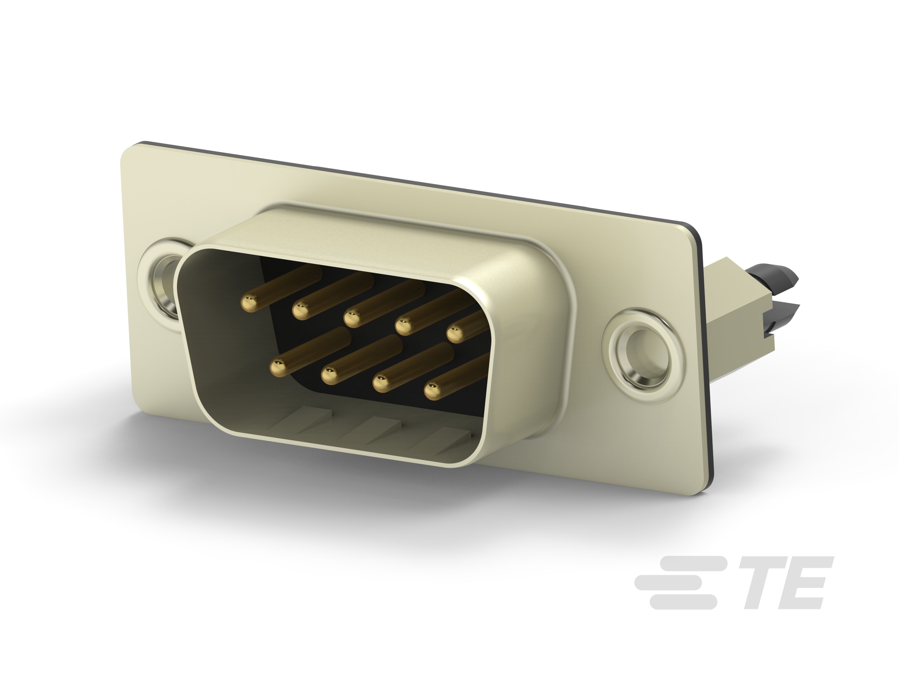 AMPL PLUG HD20, VERT, 9P, B/L,4-40 INS-2301826-1