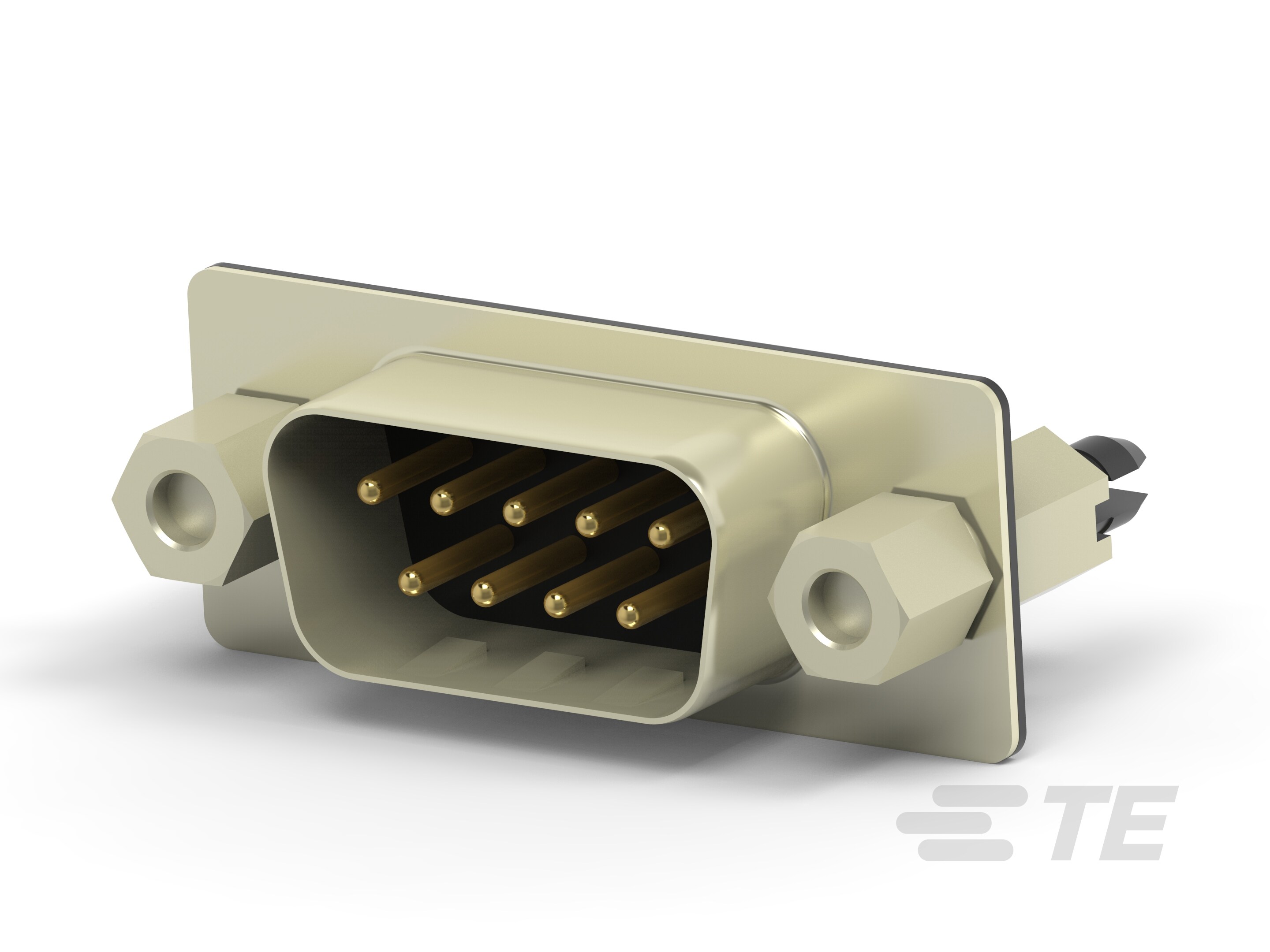 AMPL PLUG HD20, VERT, 9P, B/L,4-40 S/LOC-2301826-2