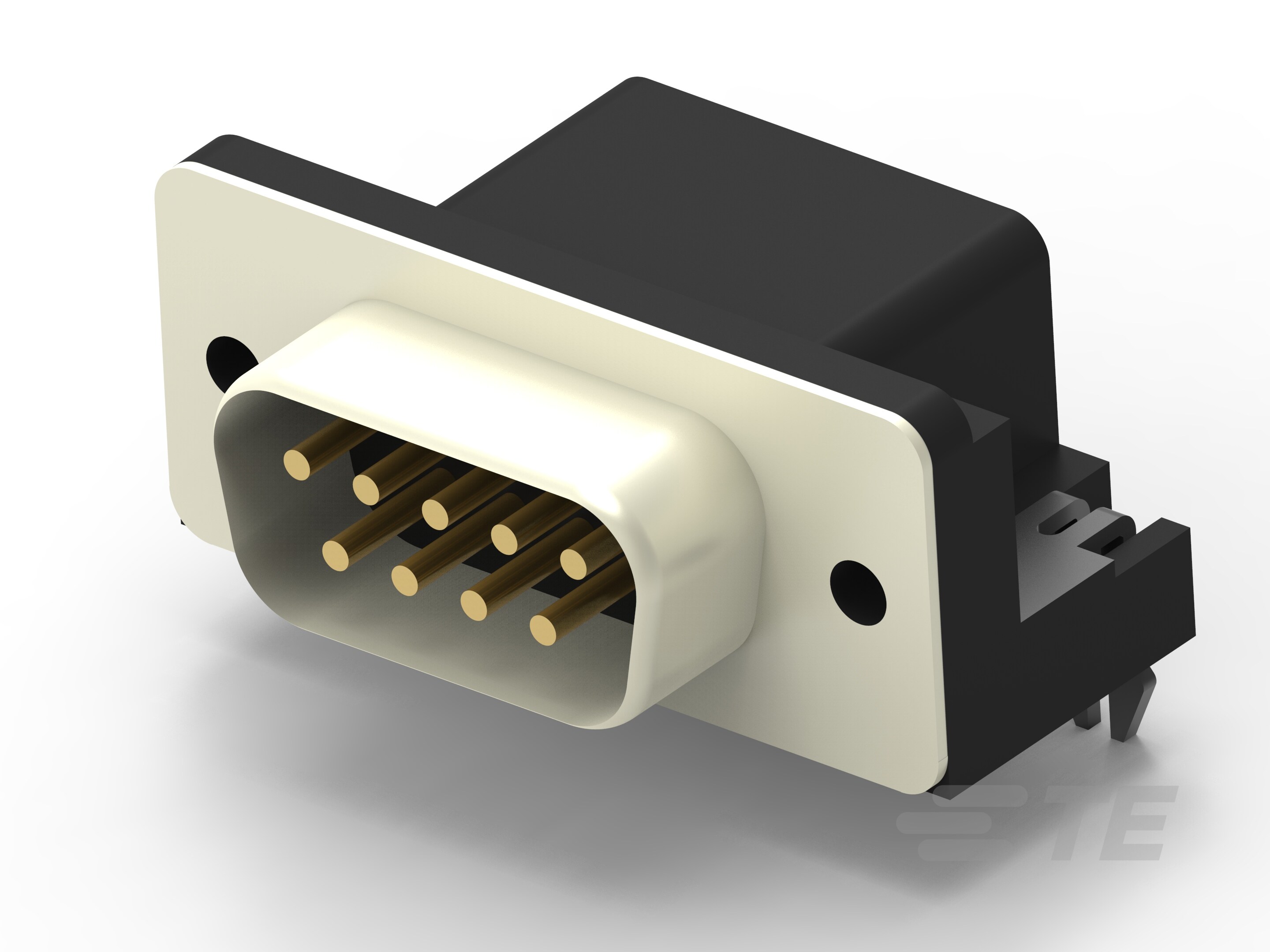 AMPL PLUG HD20, R/A, 9P, B/L,4-40 INS-2301843-1