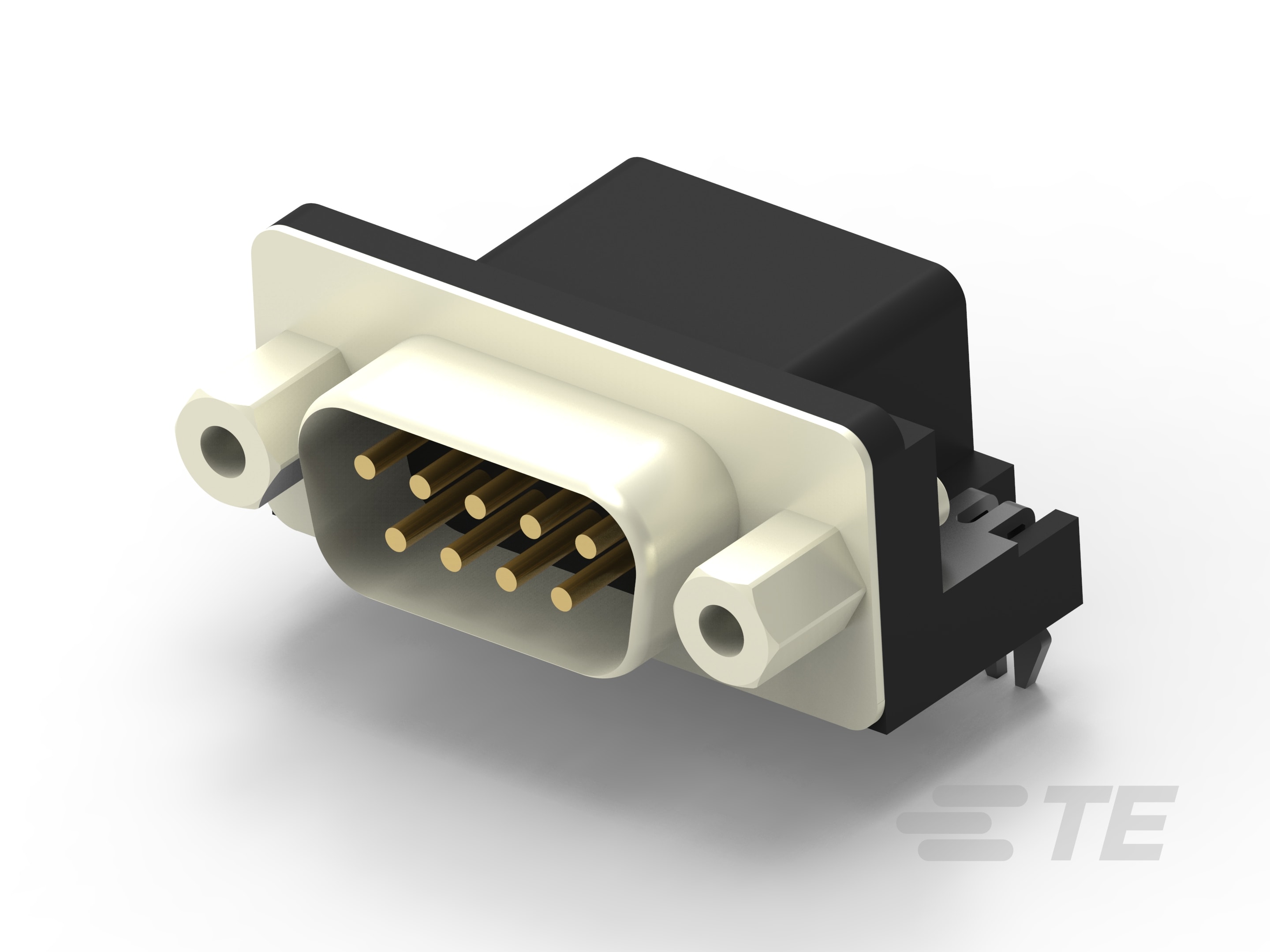 AMPL PLUG HD20, R/A, 9P, B/L,4-40 S/LOCK-2301843-2