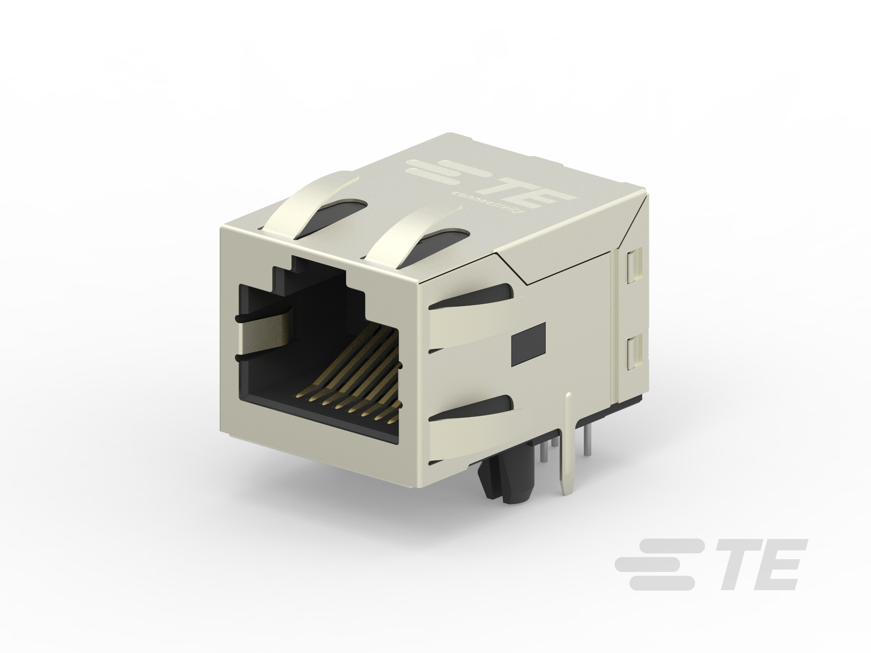 RJ45 JACK INT.MAG. 10/100 1X1 INV.-2301994-1
