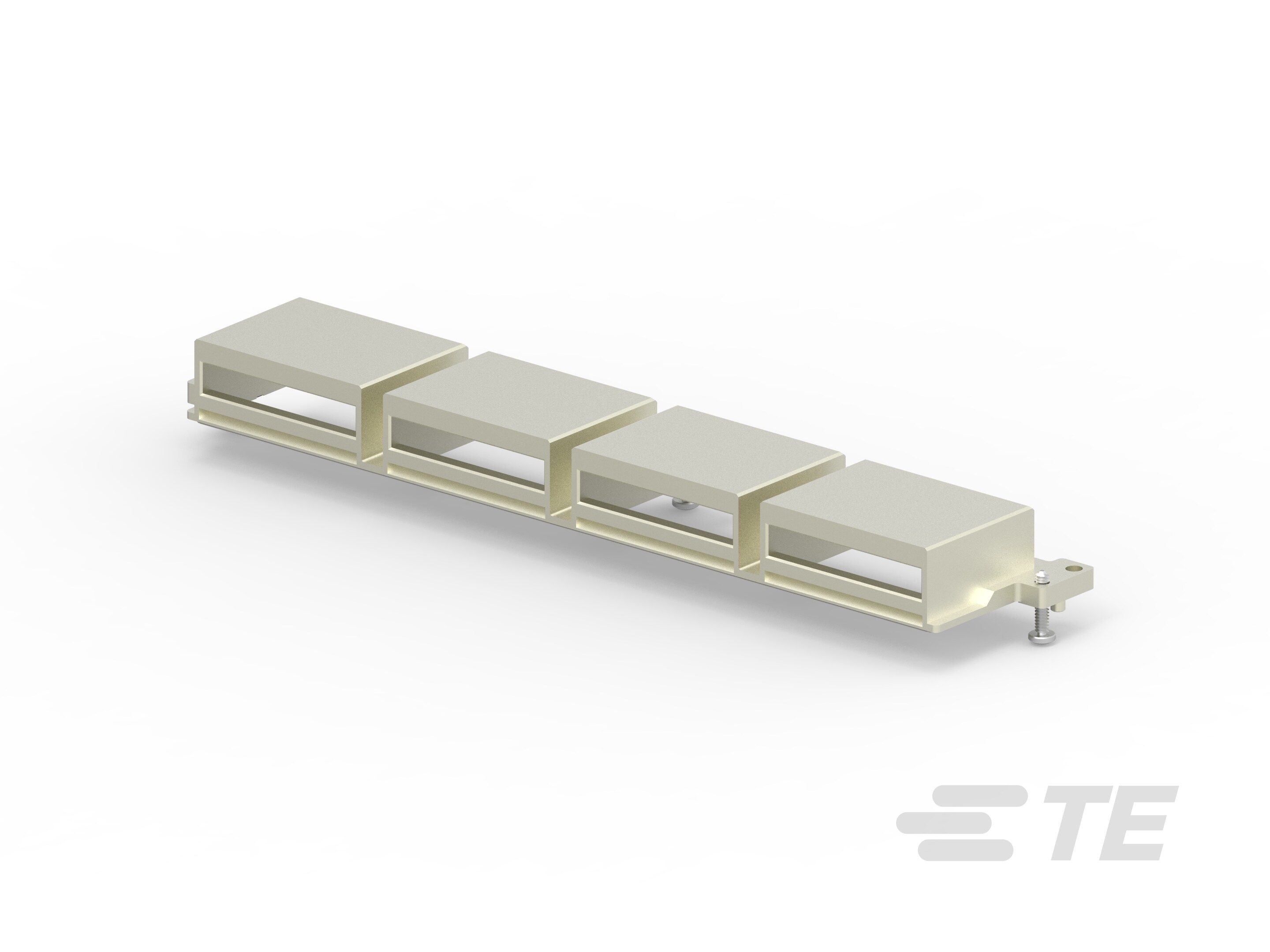 CFP4 1X4,RECEPTACLE COVER,WITH SCREW-2304456-1