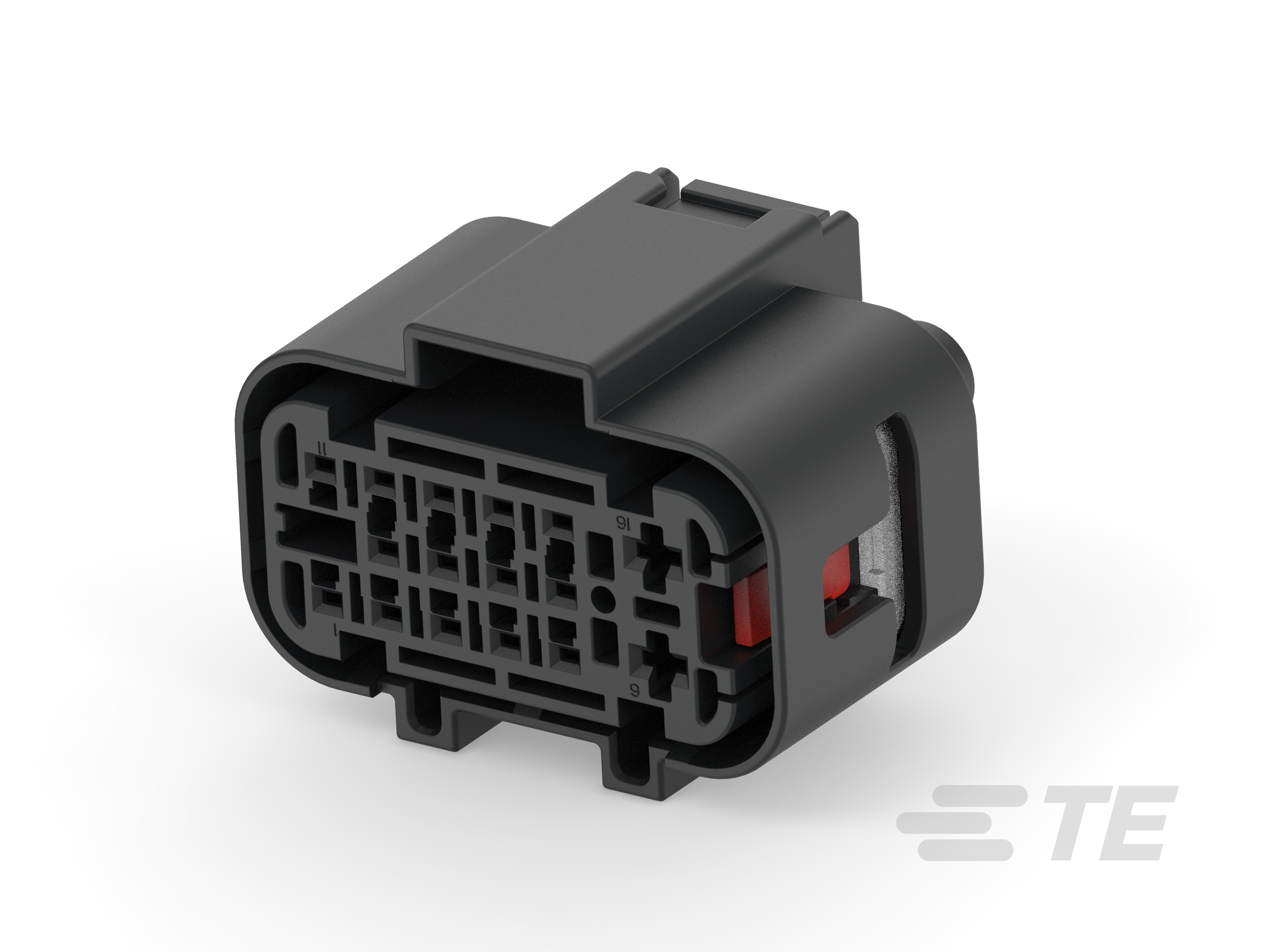 16POS,HYBRID,REC HSG ASSY,SLD,COD 1-2304884-1