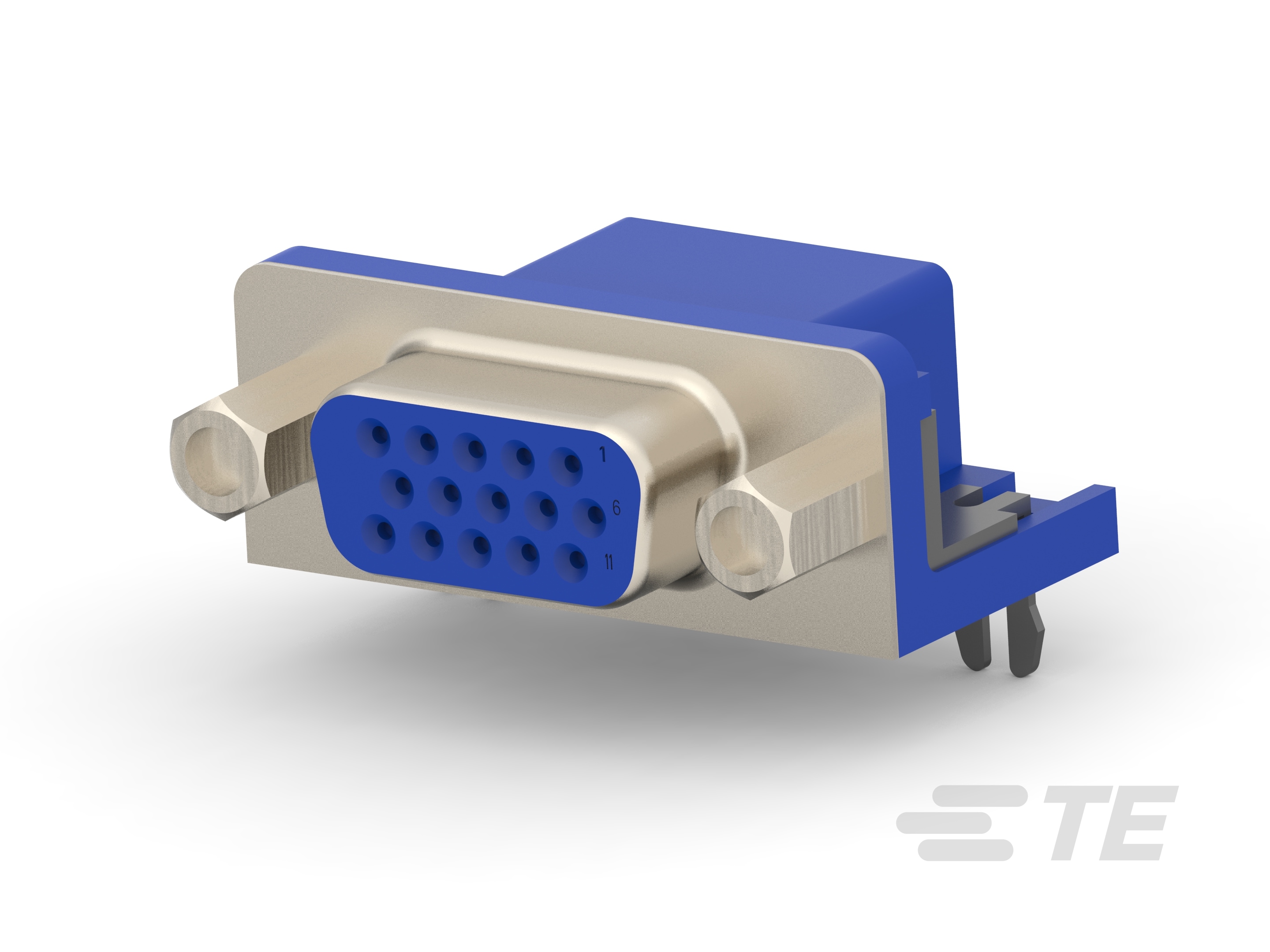 AMPL REC, HD22, R/A, 15P, S/L, BLUE-2311586-2