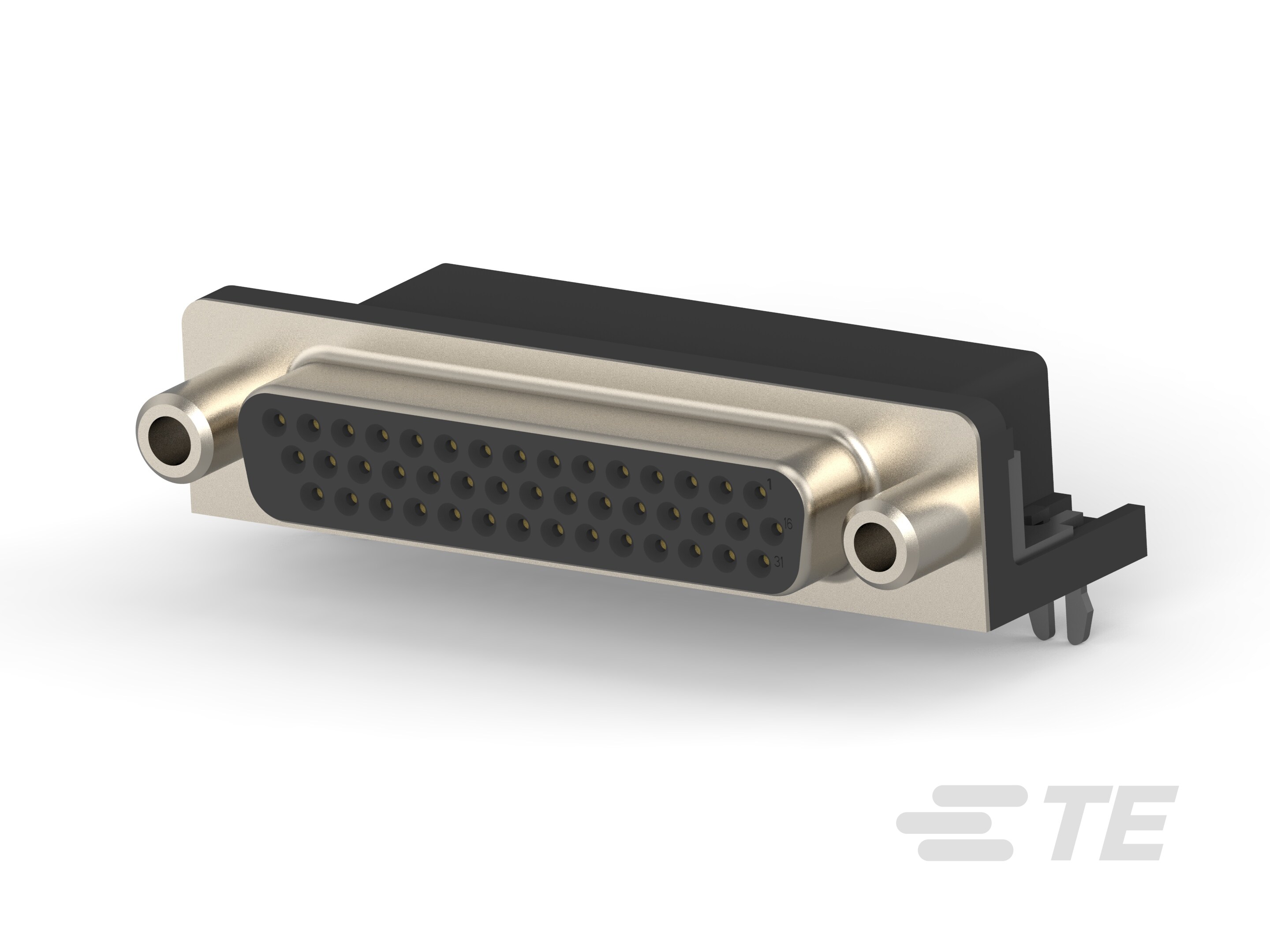 AMPL REC, HD22, R/A, 44P, THREADED-2311770-1
