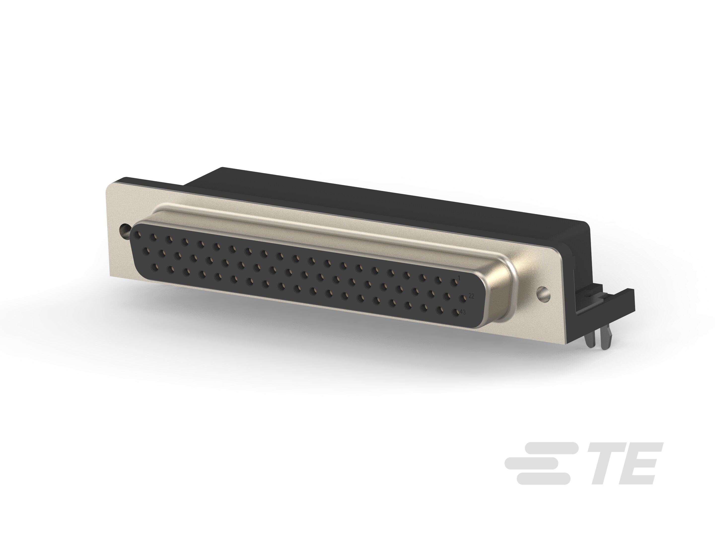 AMPL REC, HD22, R/A, 62P, THREADED-2311771-1