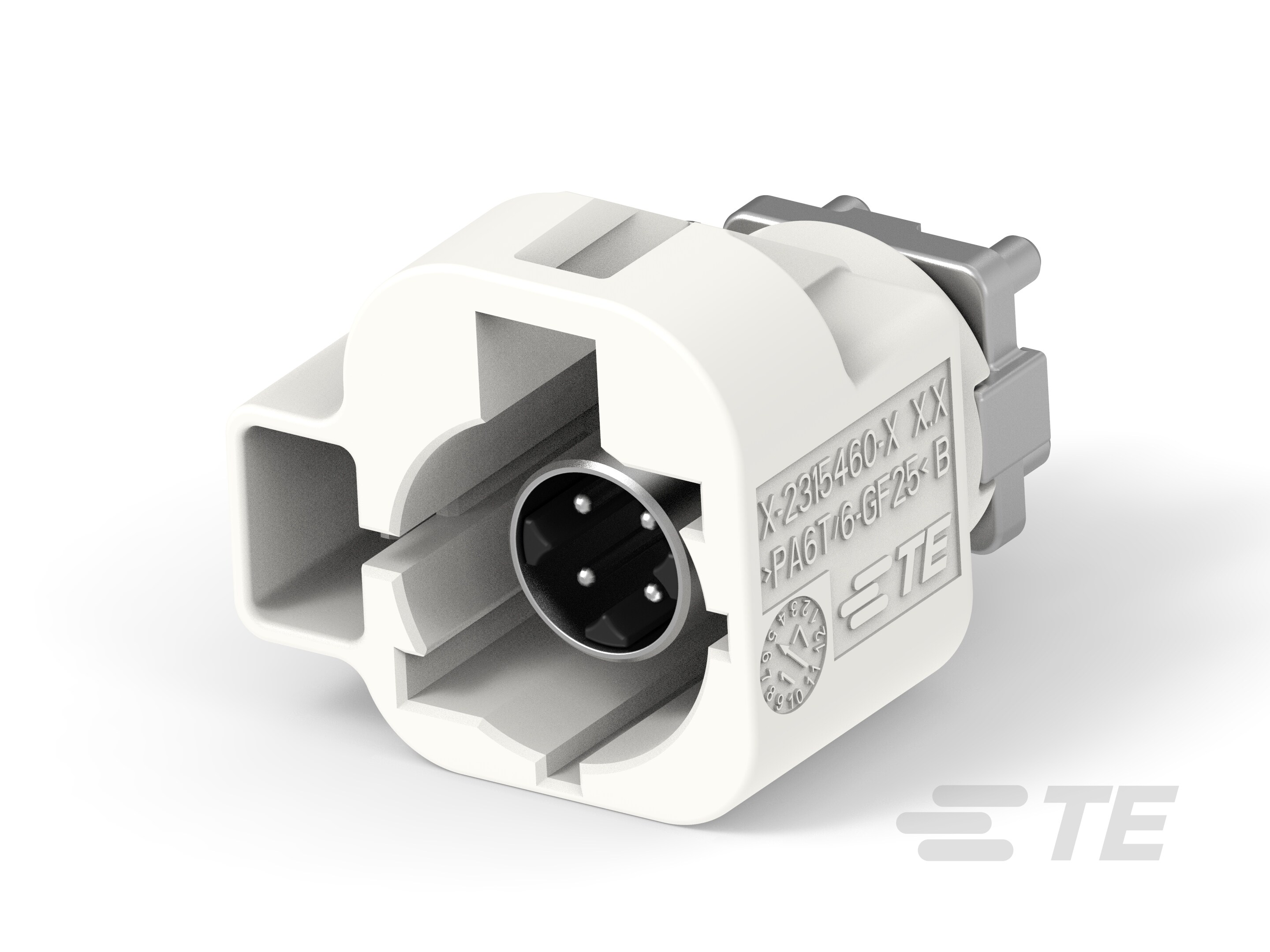 6POS,HSD DIA 0.6,HDR ASSY,180DEG,COD B-2315239-2