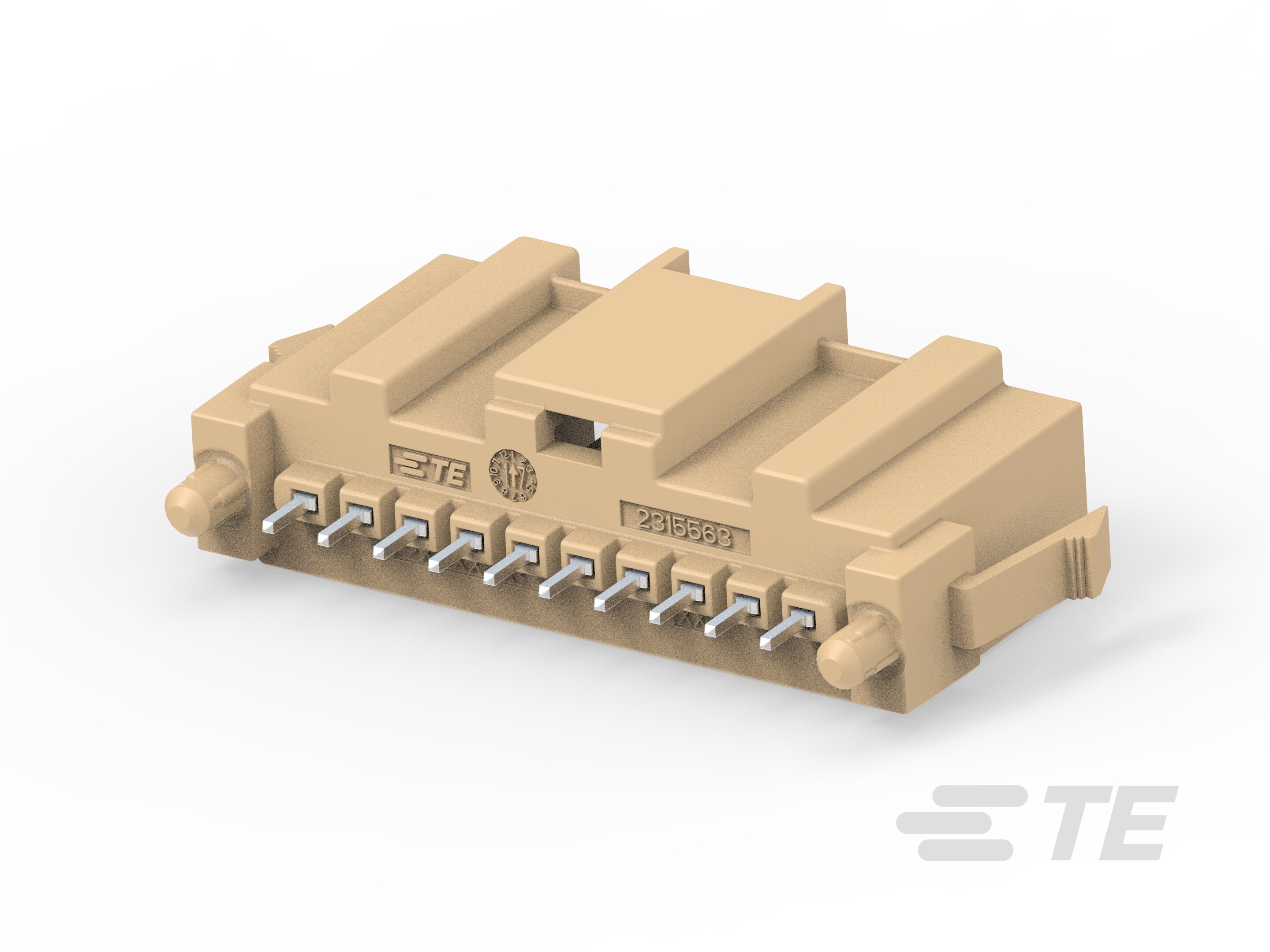 10POS,TAB0.64X0.64,HDR ASSY,180DEG,SLDR-2315562-1