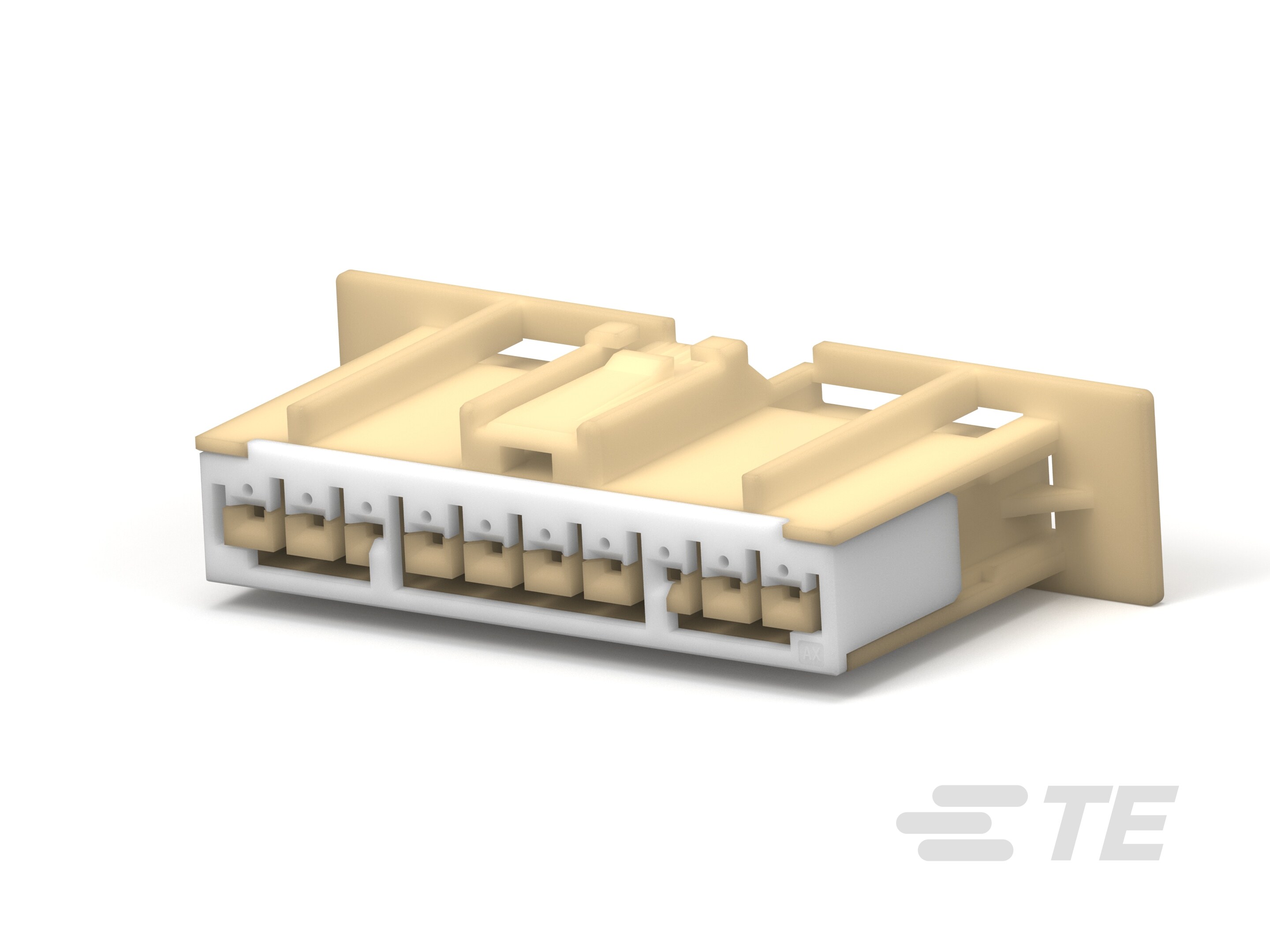 10POS,0.64 GENER. Y,REC HSG ASSY,UNSLD-2315564-1