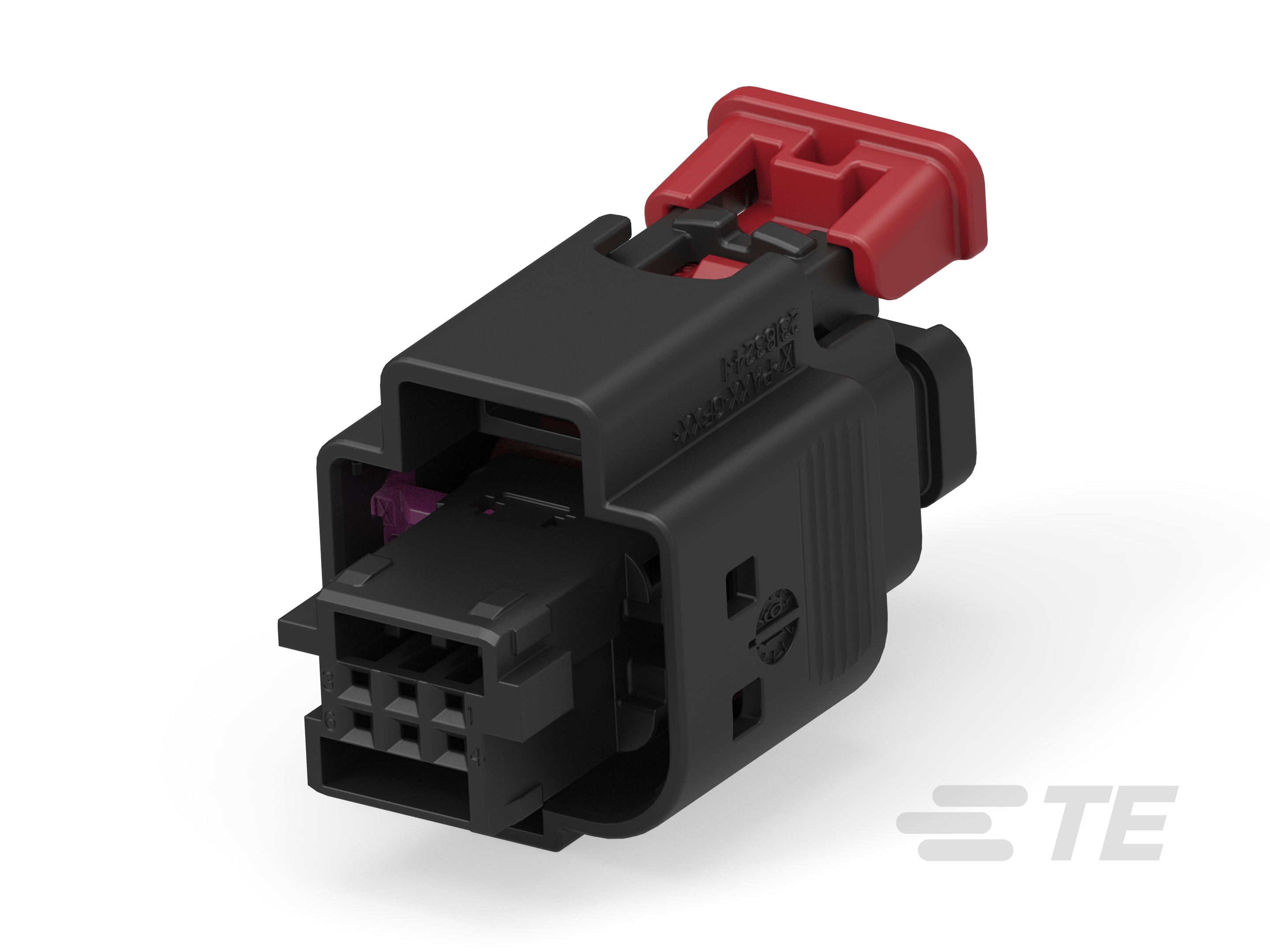 6POS,MCON 0.5,REC HSG ASSY,SLD,COD A-2318300-1