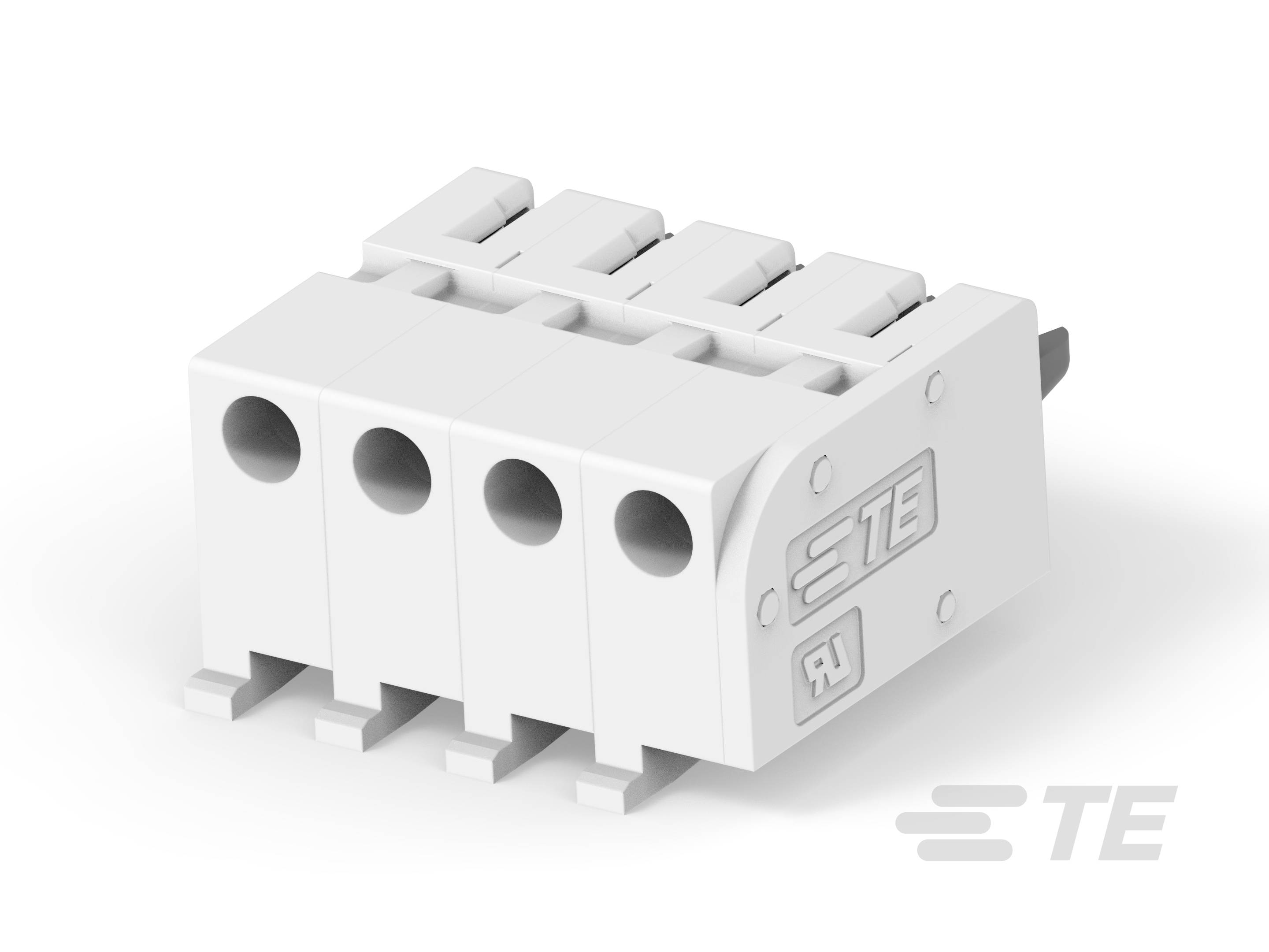 TWO-PIECE POKE-IN, 5MM CONN, 4 POS-2319461-4