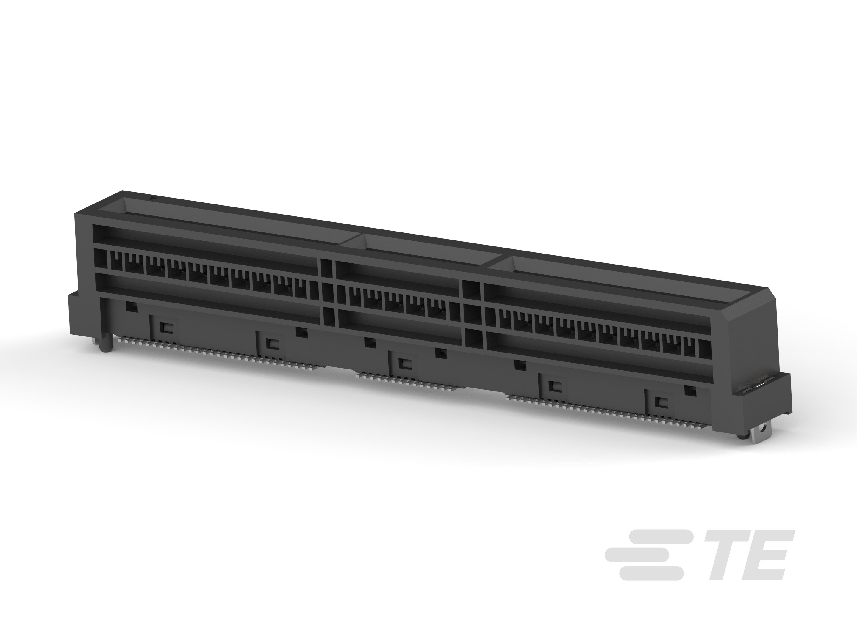 RECEPT ASSY, 140 POS, VERT, SLIVER 2.0-2327677-7