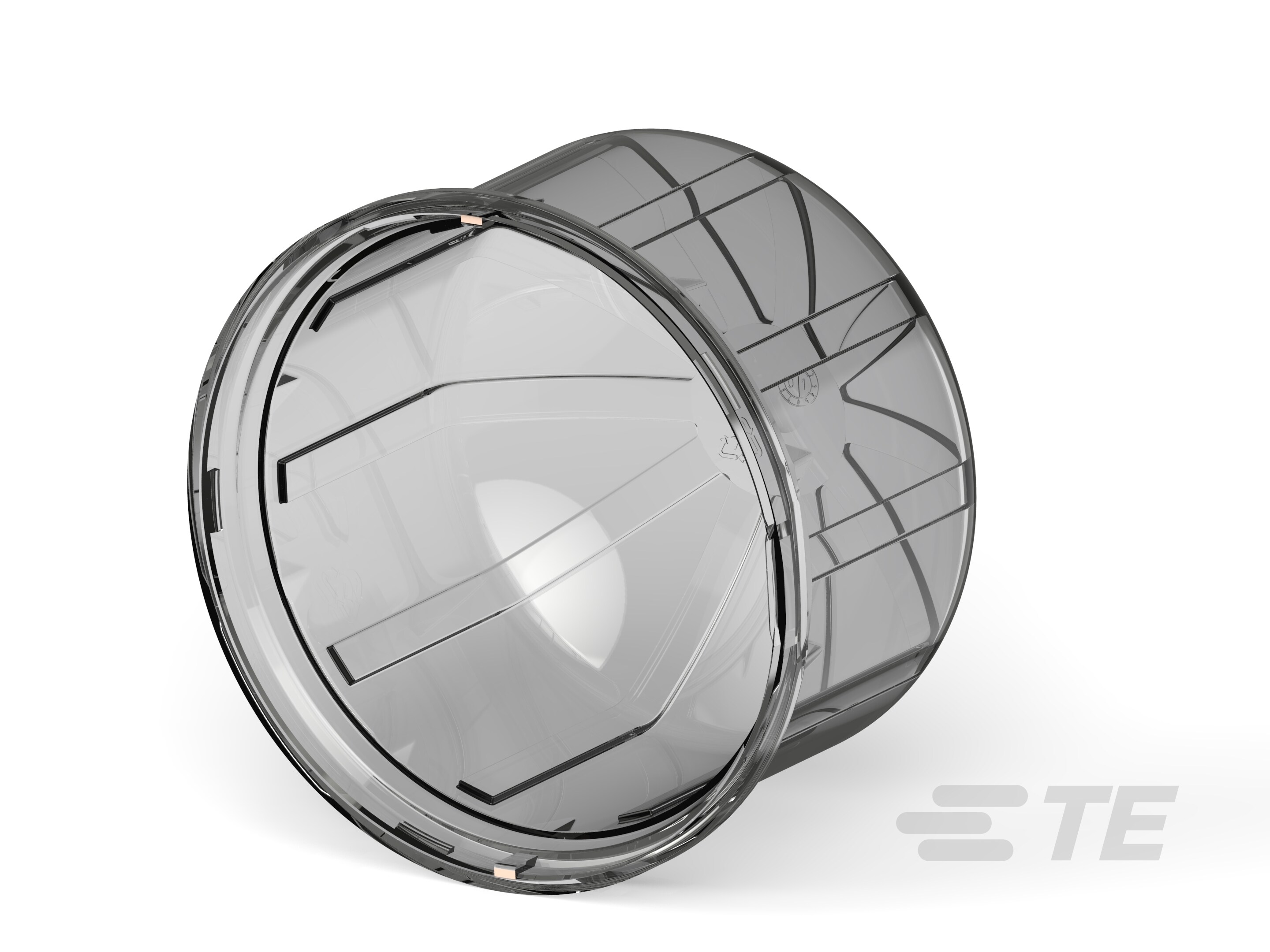 LUMAWISE S 80MM DIA DOME SMOKE GRAY TALL-2328823-3