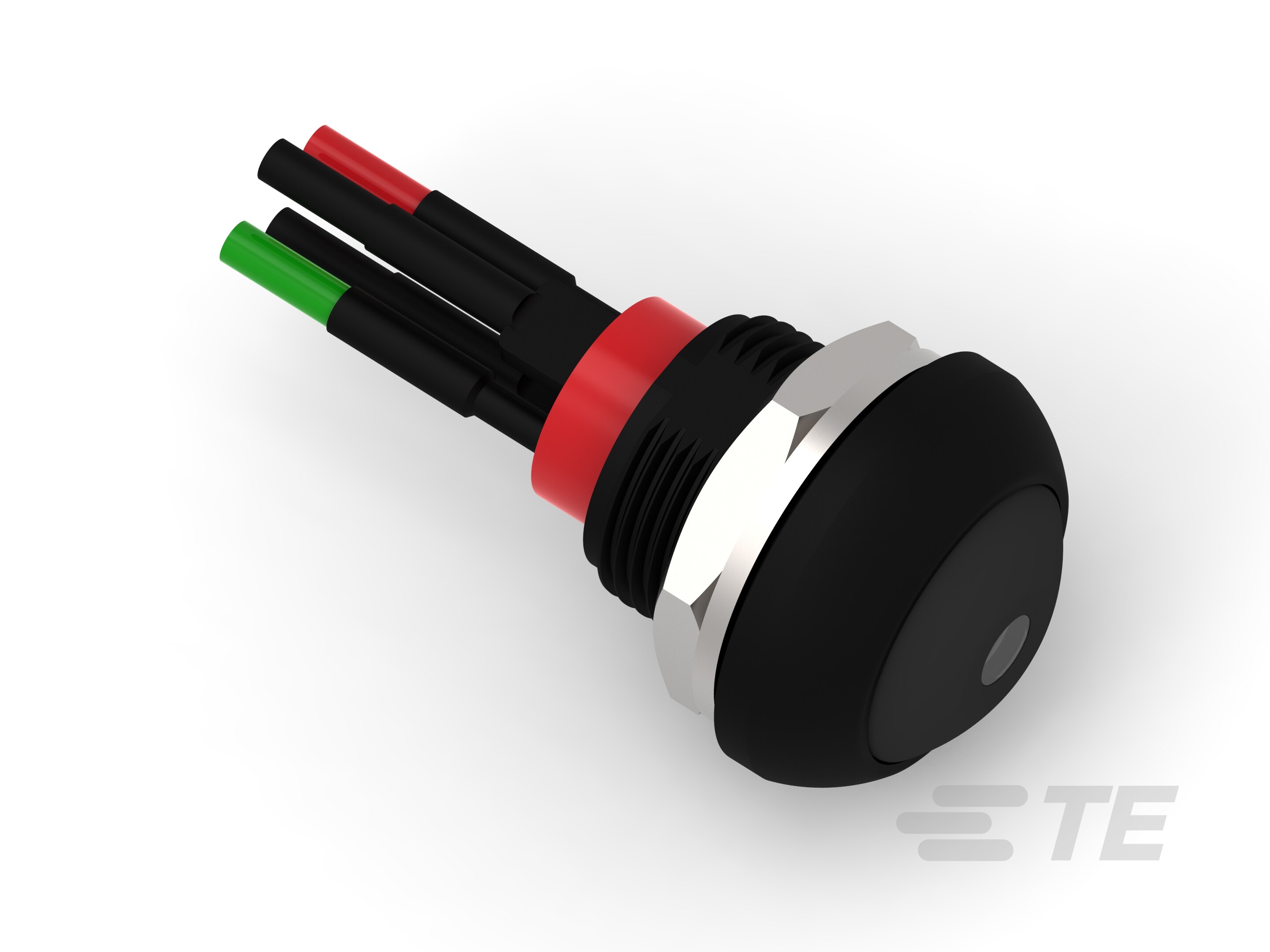 PB OFF/ON FC BLK M1 TERM GRE LED IP68 50-2329389-4