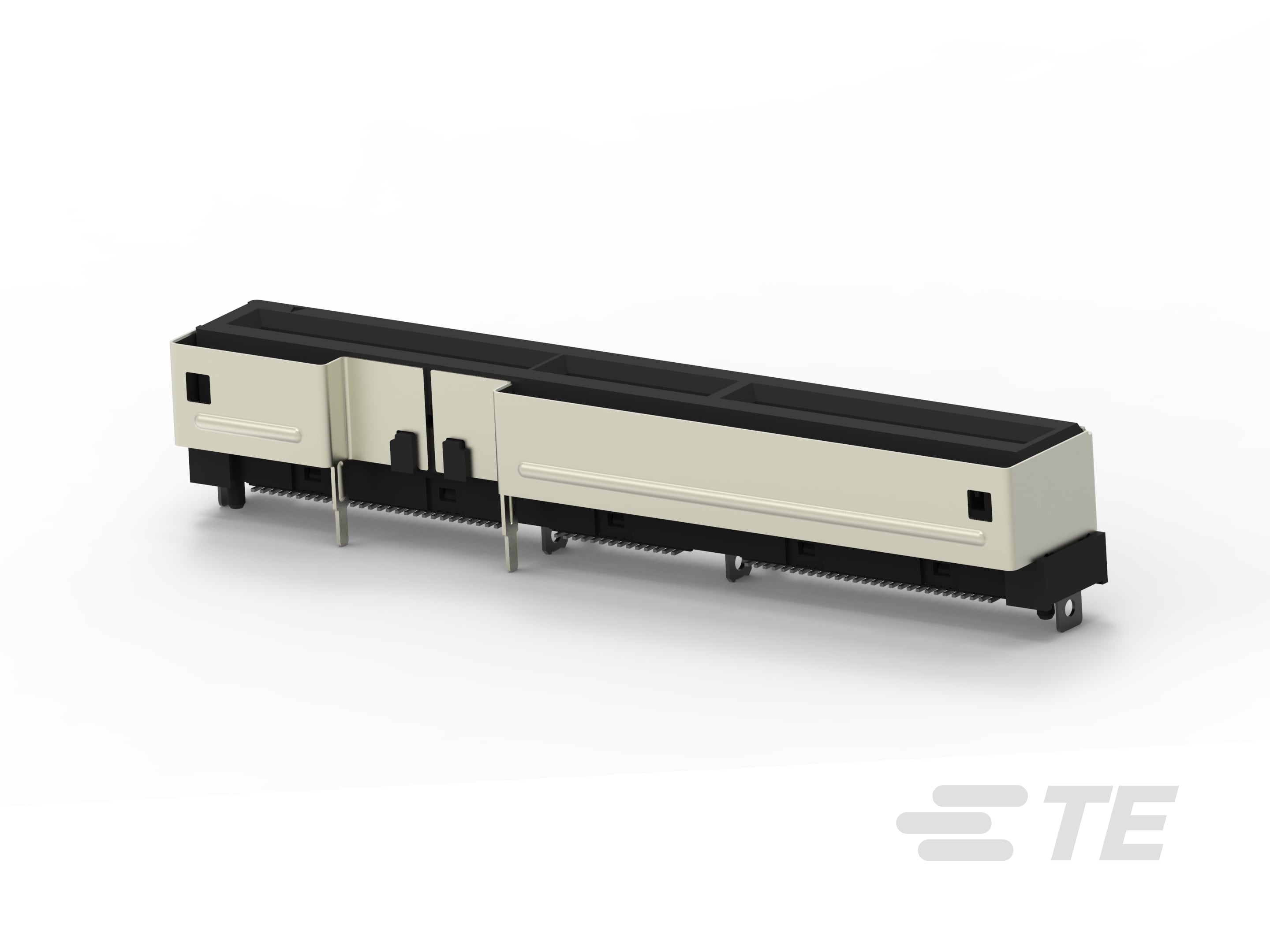RECEPT ASSY, 140 POS, VERT, SLIVER 2.0-2332139-3