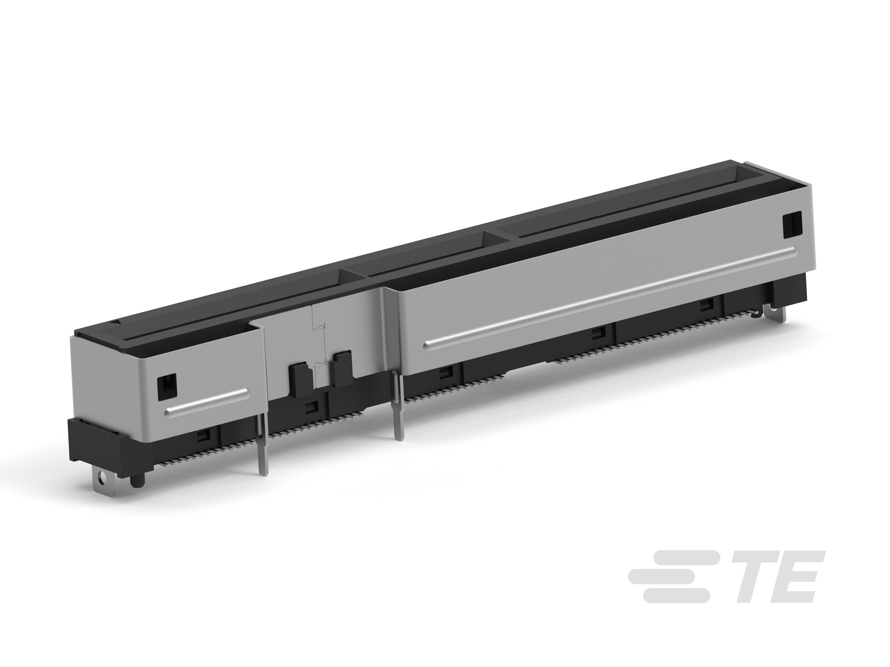 RECEPT ASSY, 140 POS, VERT, SLIVER 2.0-2332139-6