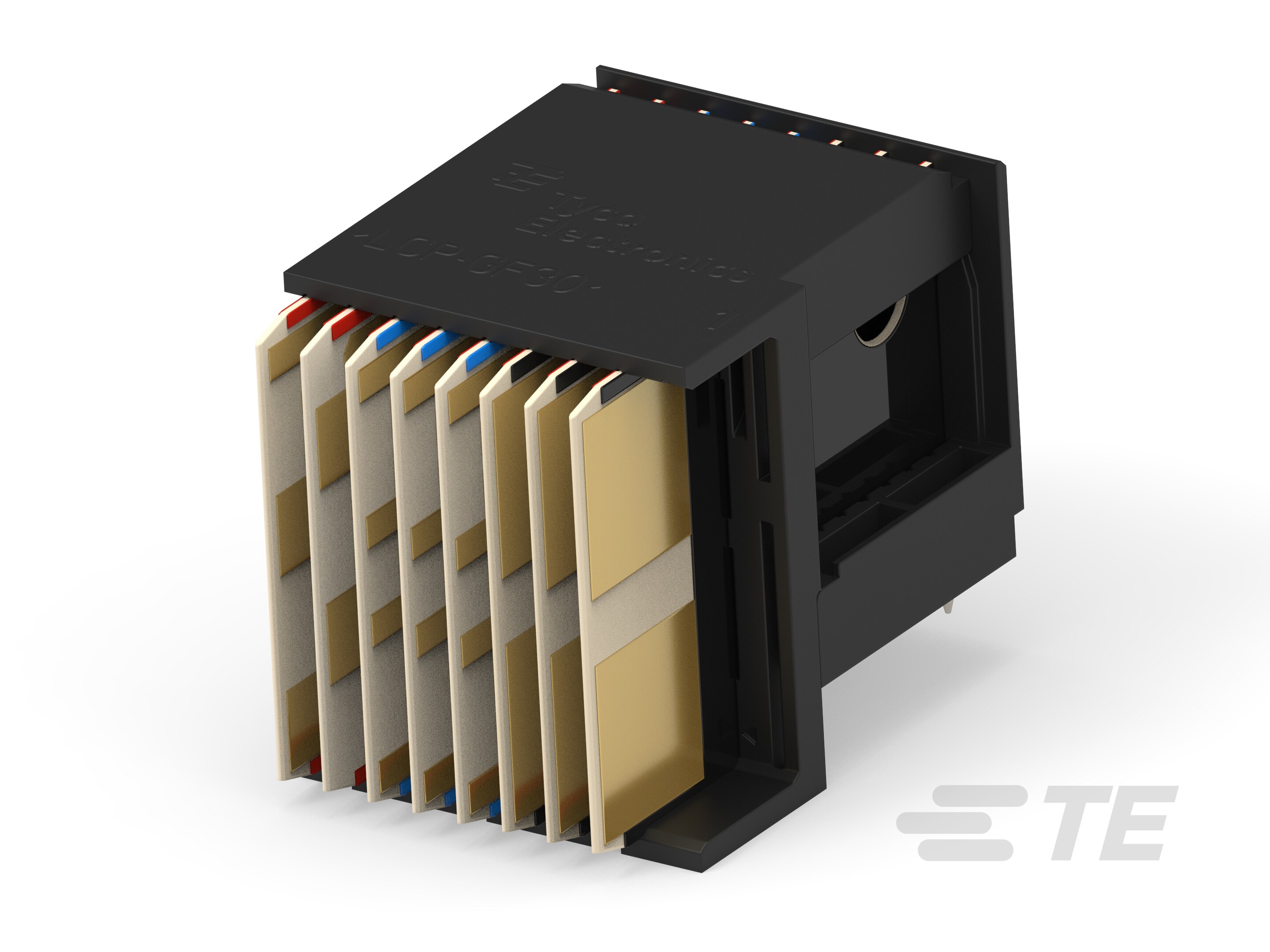 RA Plug Assy Left End Multigig RT 3-2332816-2