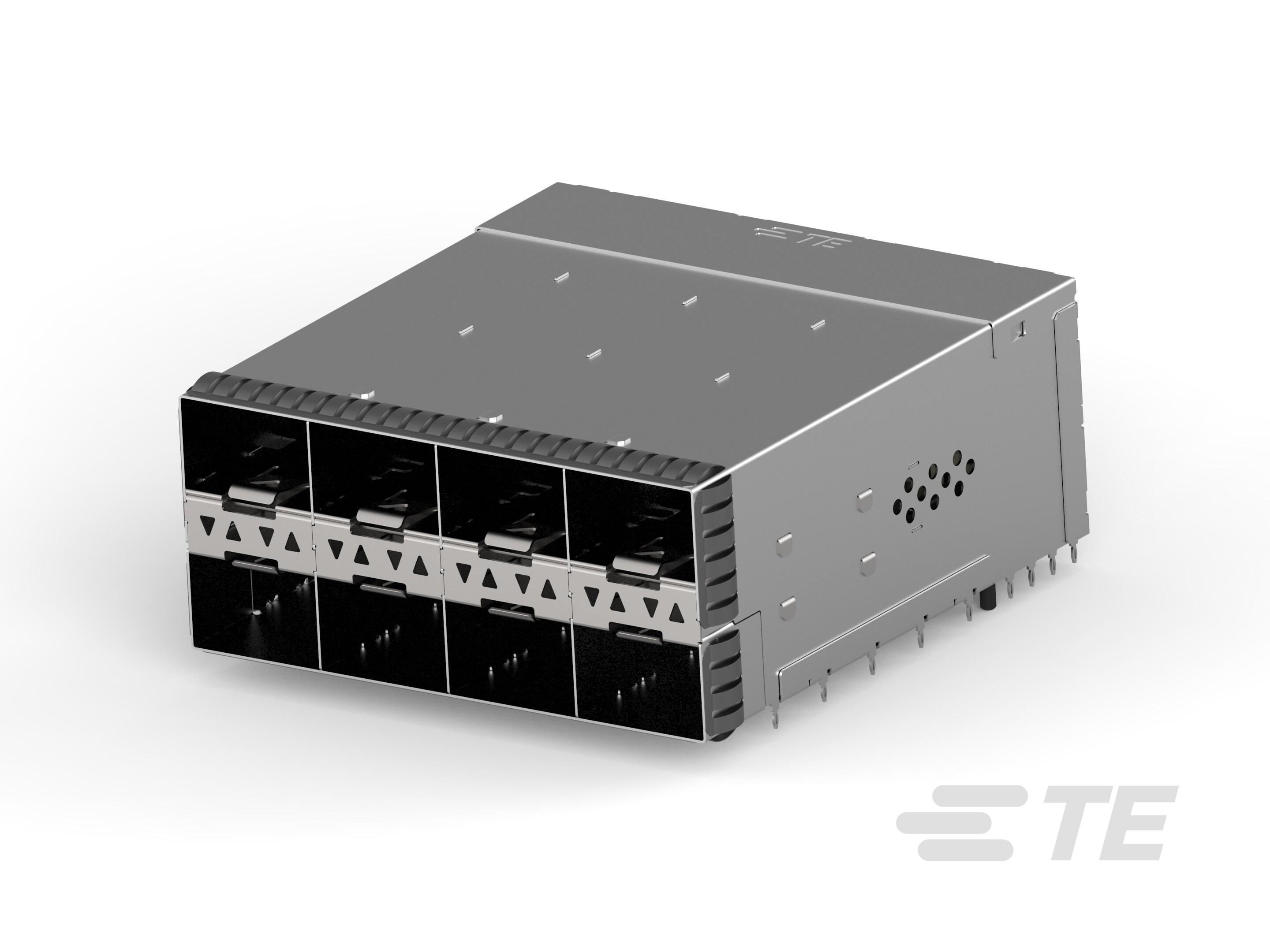 SFP56 STACKED 2X4 RECEPTACLE ASSEMBLY-2339978-6