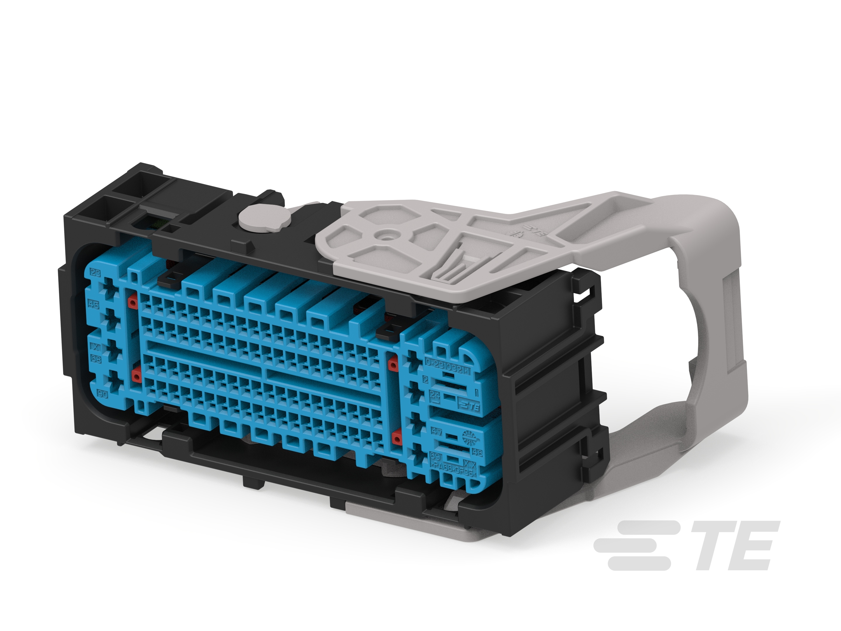 90POS,HYBRID,REC HSG ASSY,SLD,COD A-2344715-1