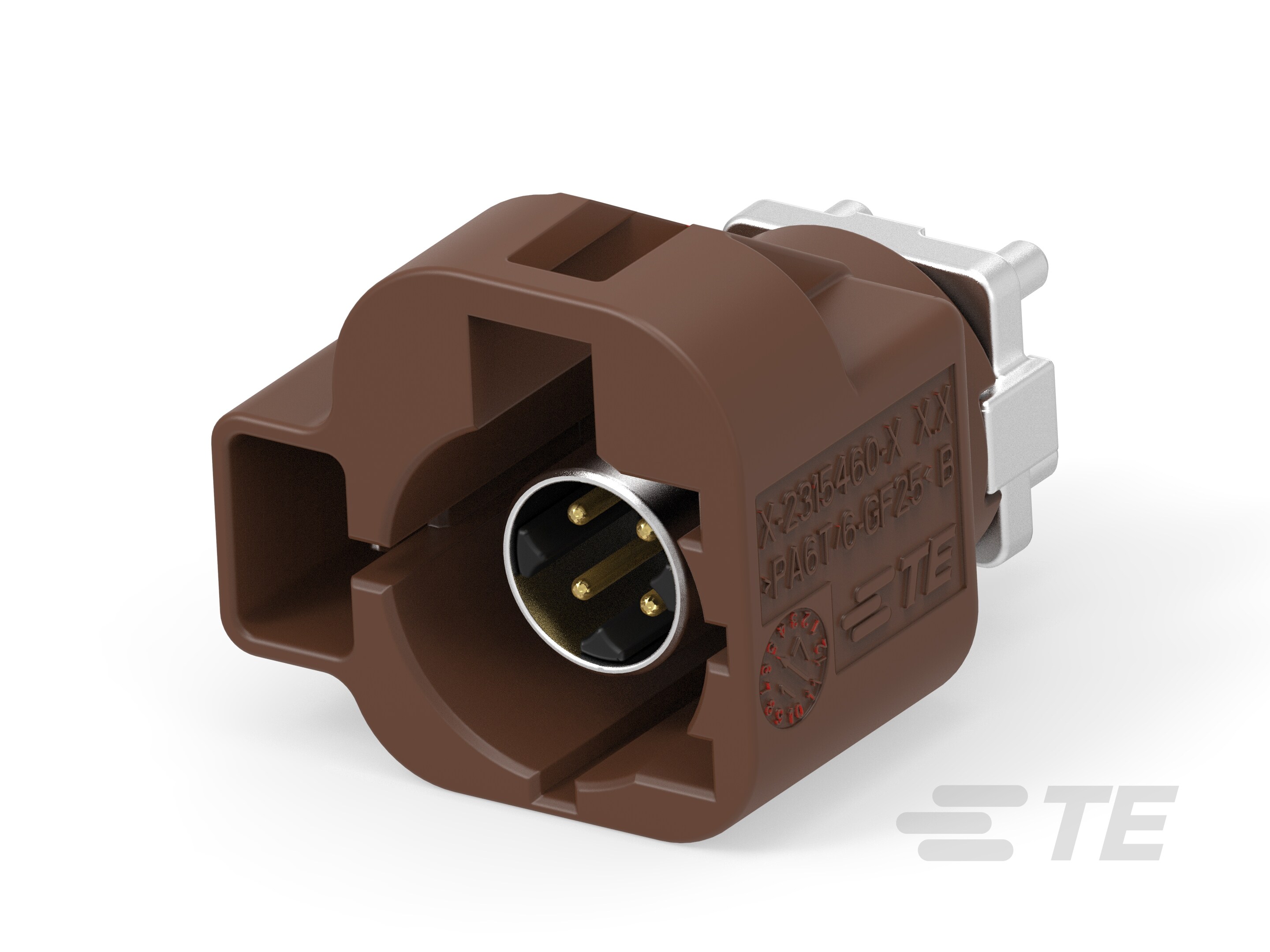 6POS,HSD DIA 0.6,HDR ASSY,180DEG,COD F-2345180-6