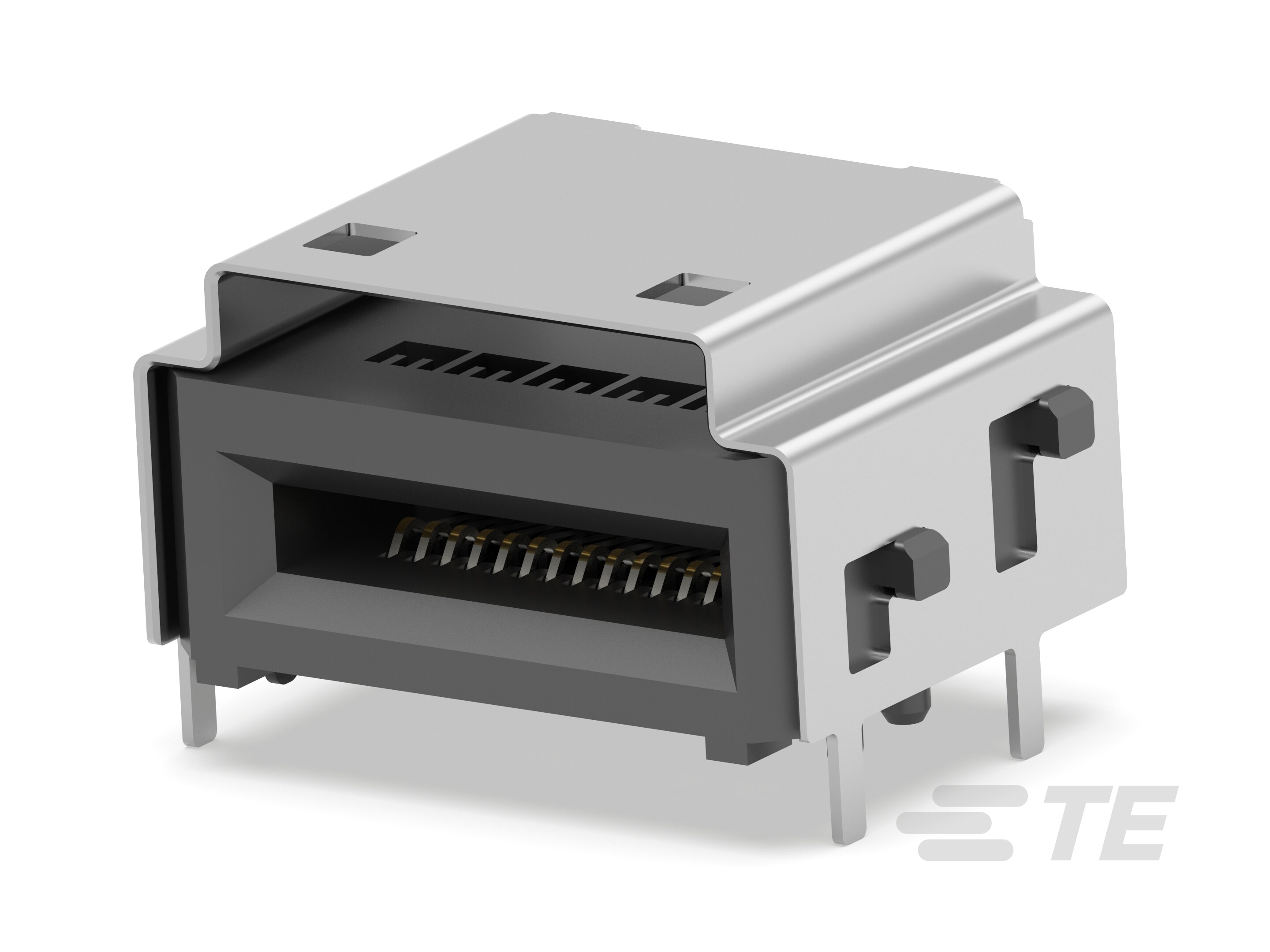 28RECEPT ASSY, RA, 28 POS, SLIVER 2.0-2345808-3