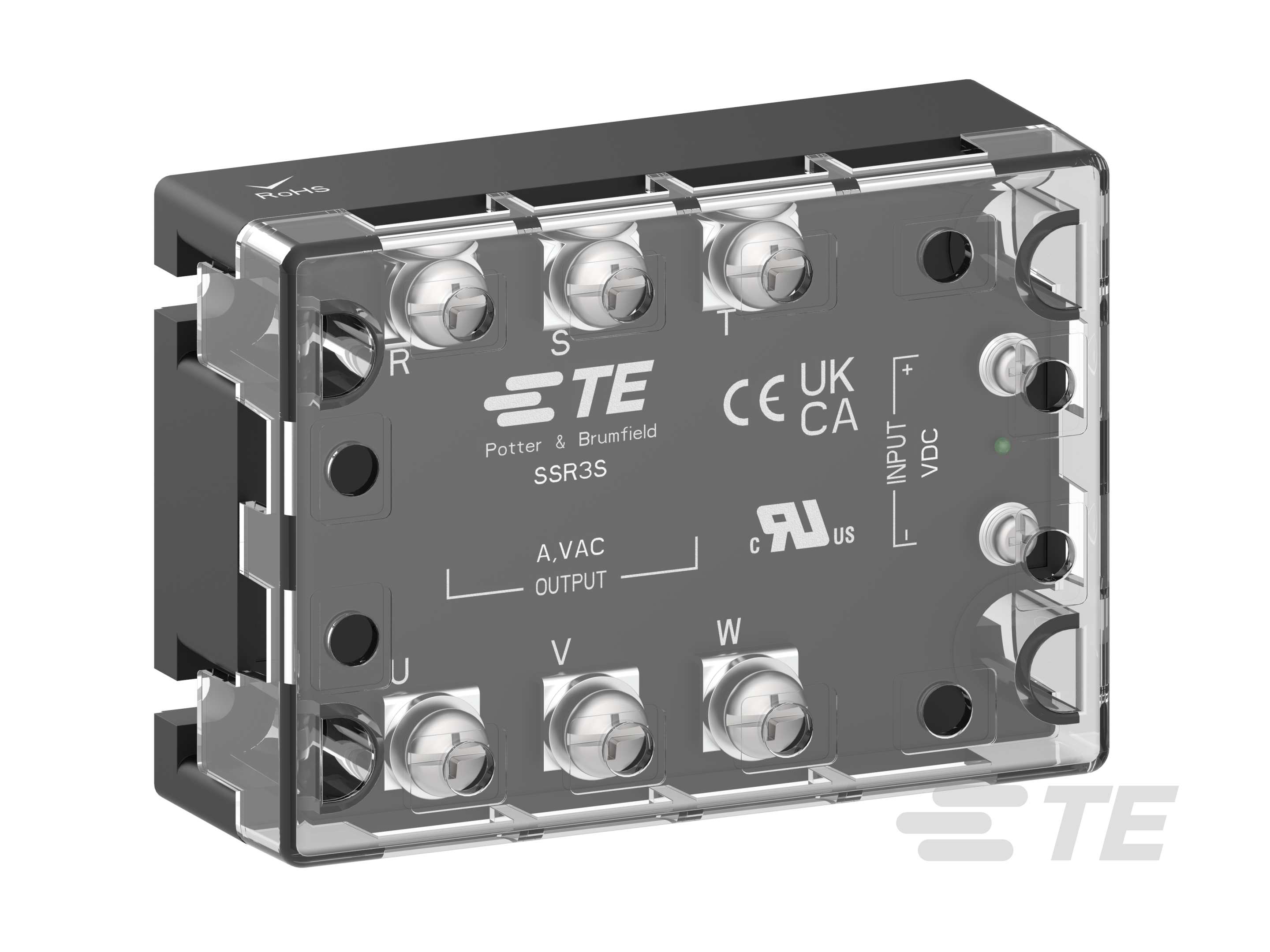 SSR3T-480D25R=3PH SERIS-TRI,PANEL MOUNT-2-2345984-0