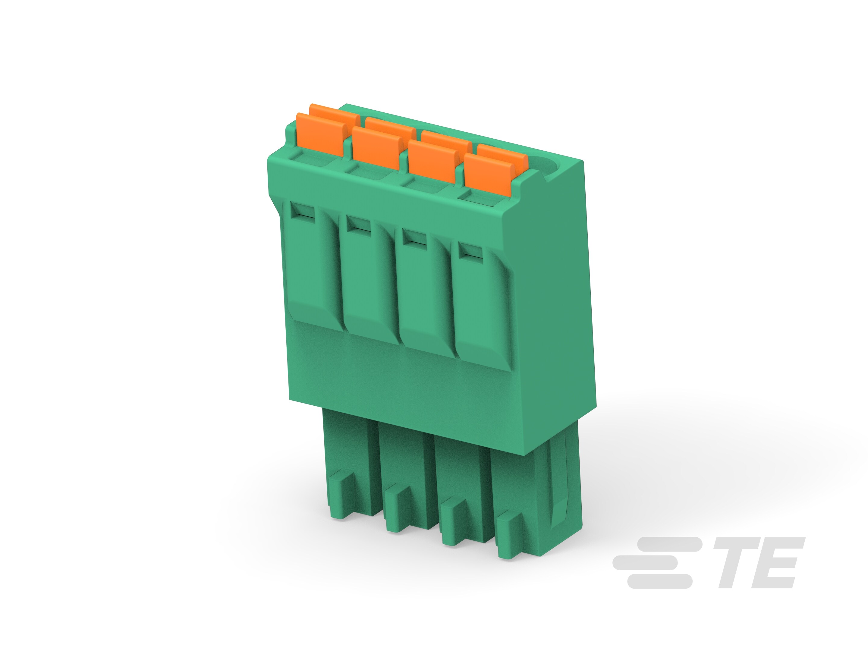 4 POS  SPRING TB PLUG , PITCH 3.50-2350398-4
