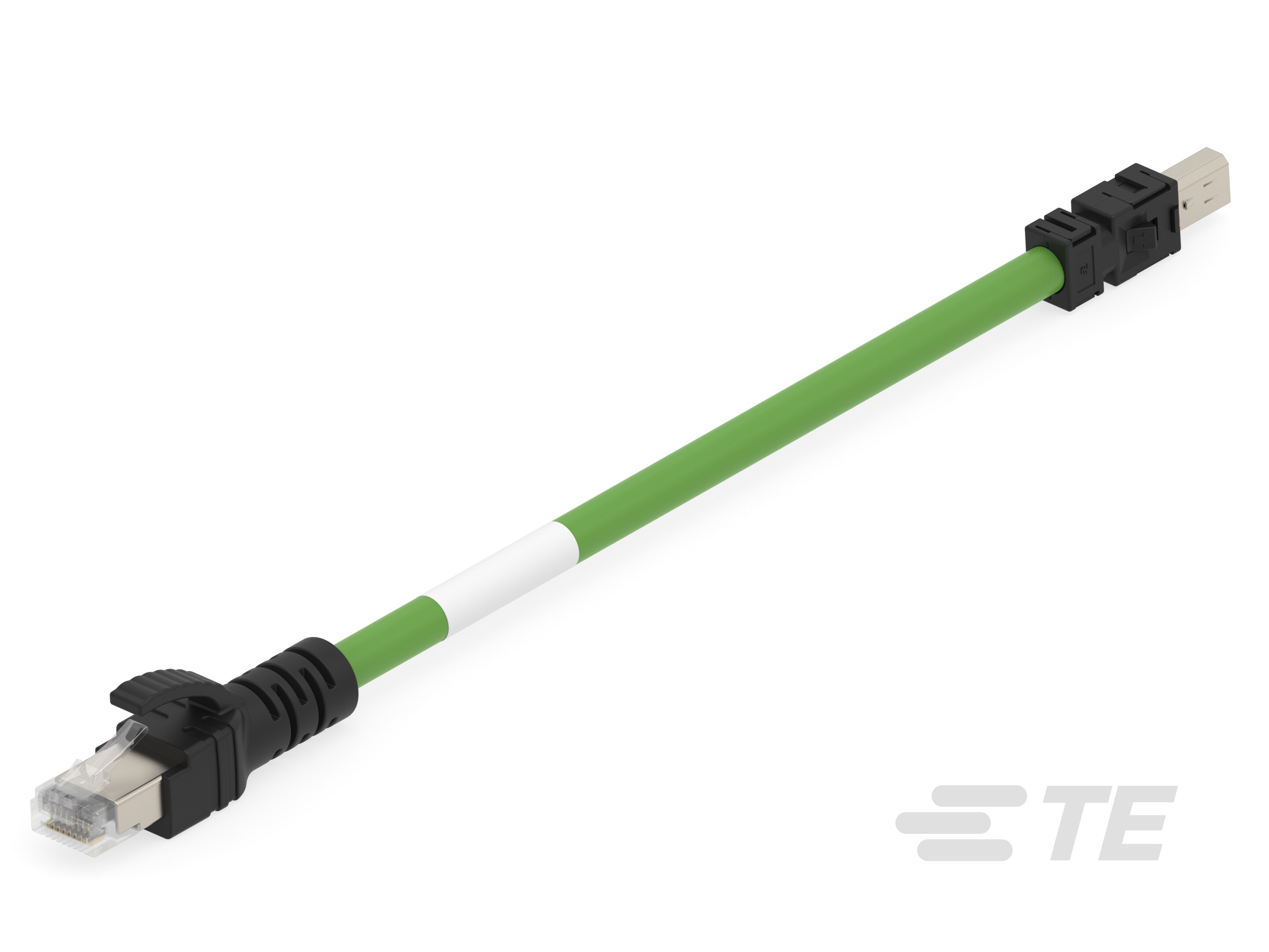 RJ45 TO MINI IO TYPE I CABLE ASSY  0.3M-2352033-6