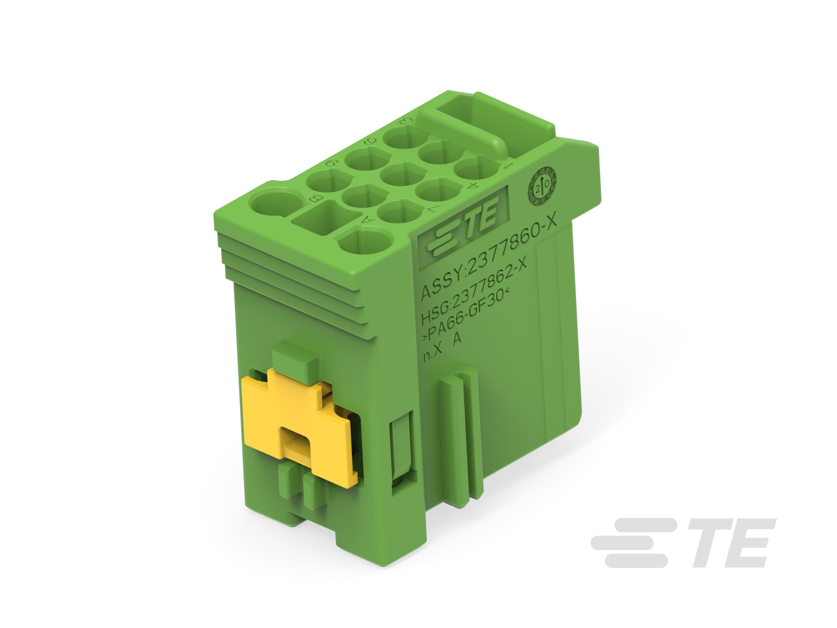 11POS,HYBRID,REC HSG ASSY,UNSLD,COD C-2377860-3