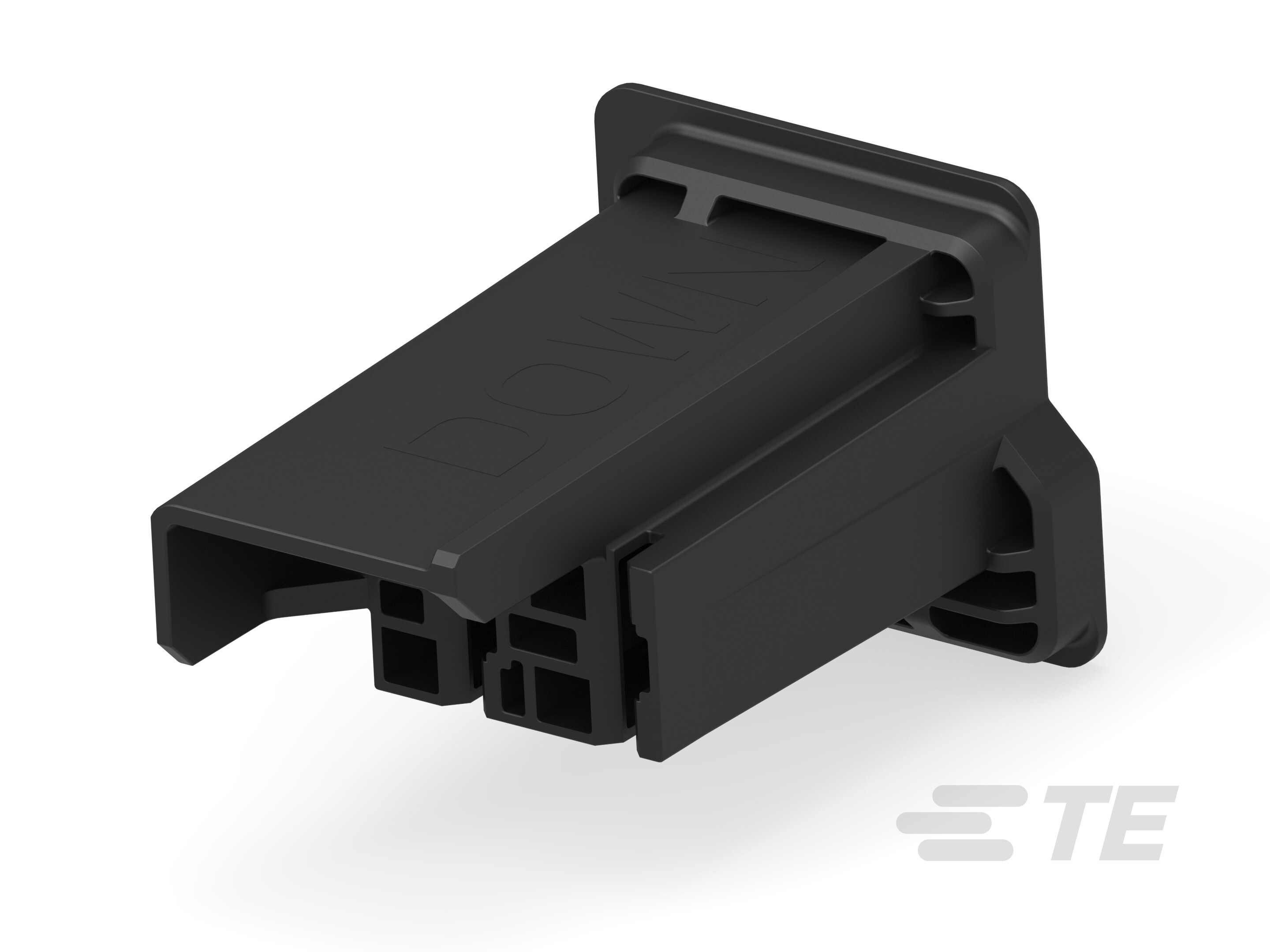 HOUSING, RECPT, POS-LOK, 250 SRS, LH BLK-2378934-1
