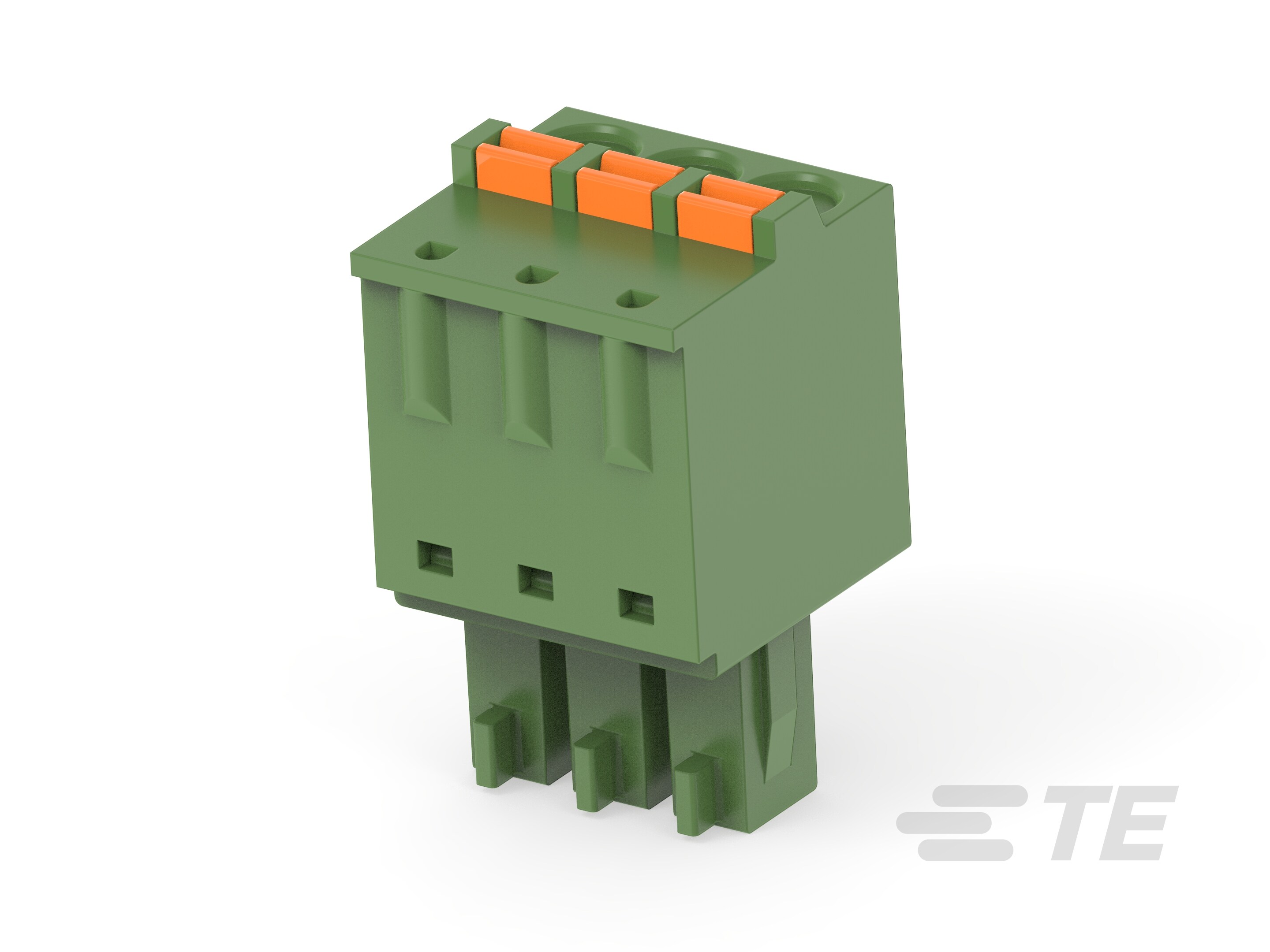 3 POS  SPRING TB PLUG, PITCH 3.81-2385004-3