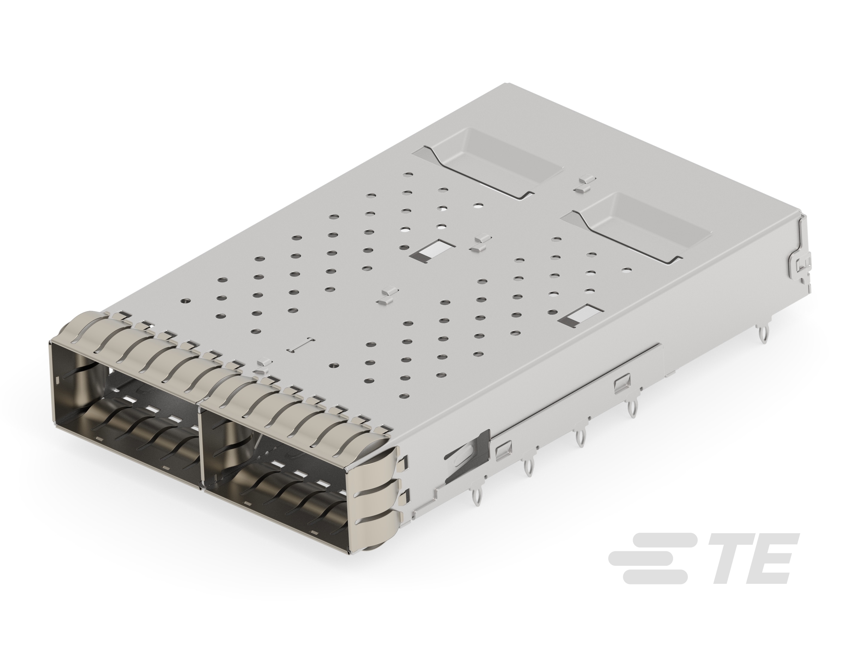 CAGE ASSEMBLY, QSFP112 1X2, SPRING-2386331-1