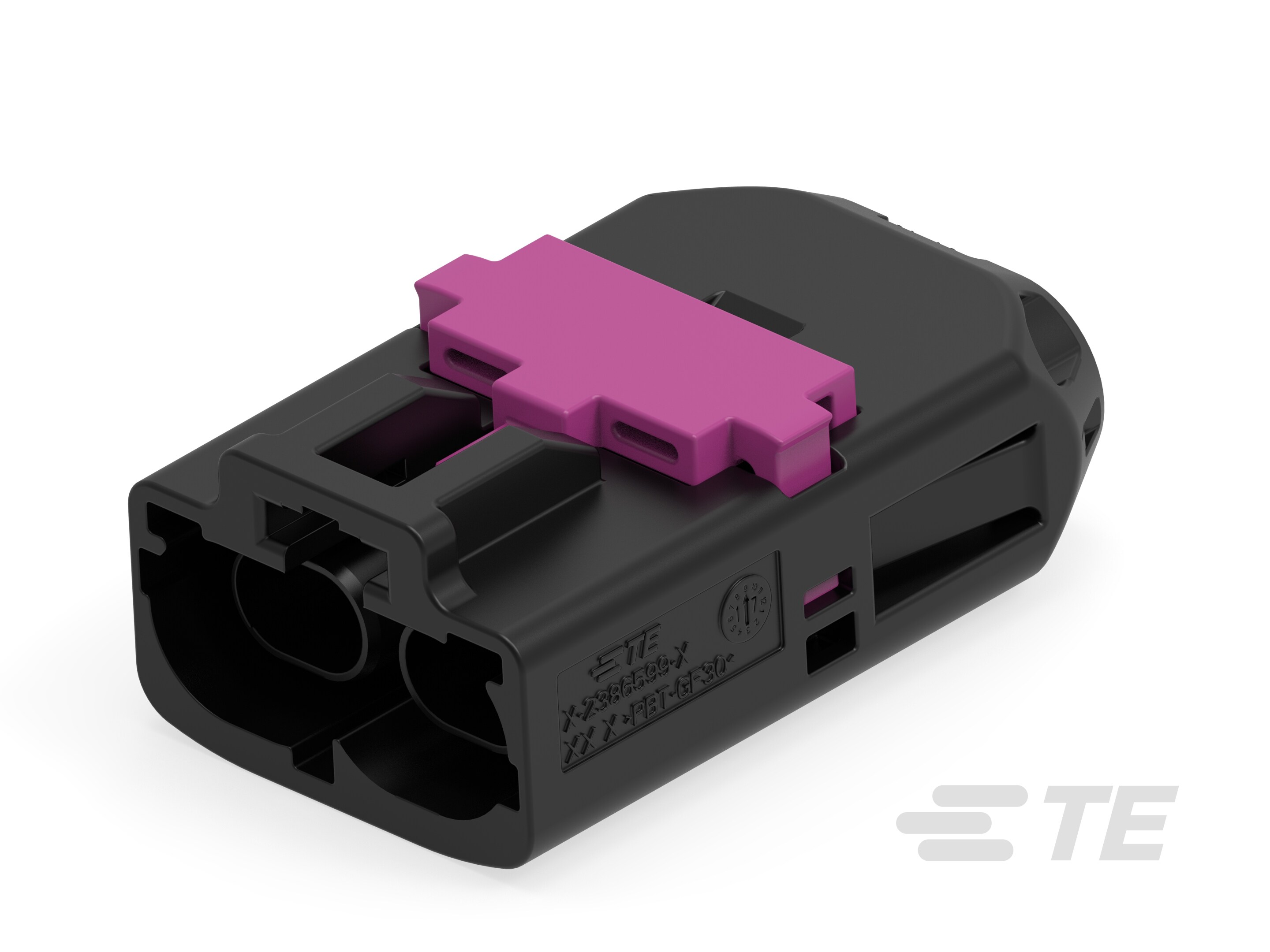 2P,PIN HSG ASSY,180DEG,COD A,GEMNET-2386606-1