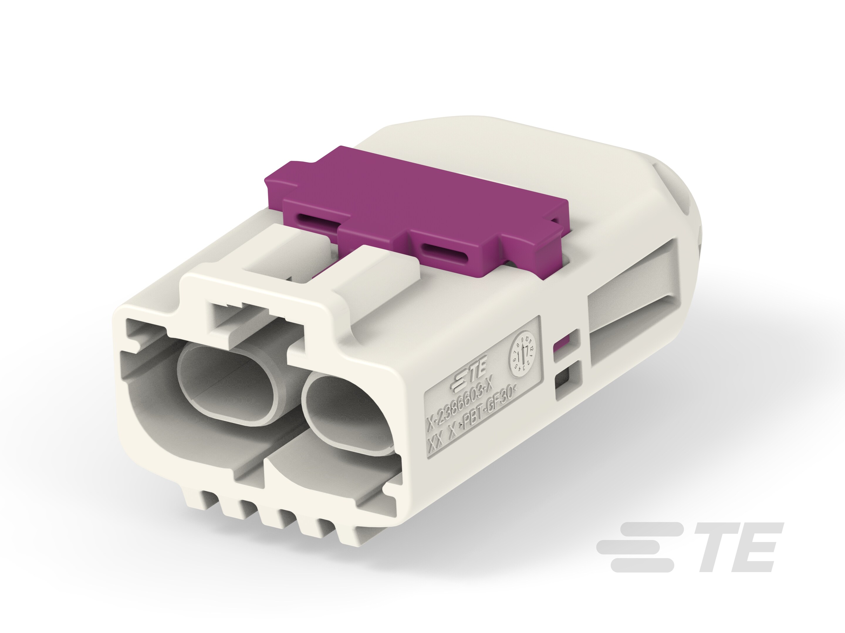 2P,PIN HSG ASSY,180DEG,COD B,GEMNET,CLIP-2386608-2