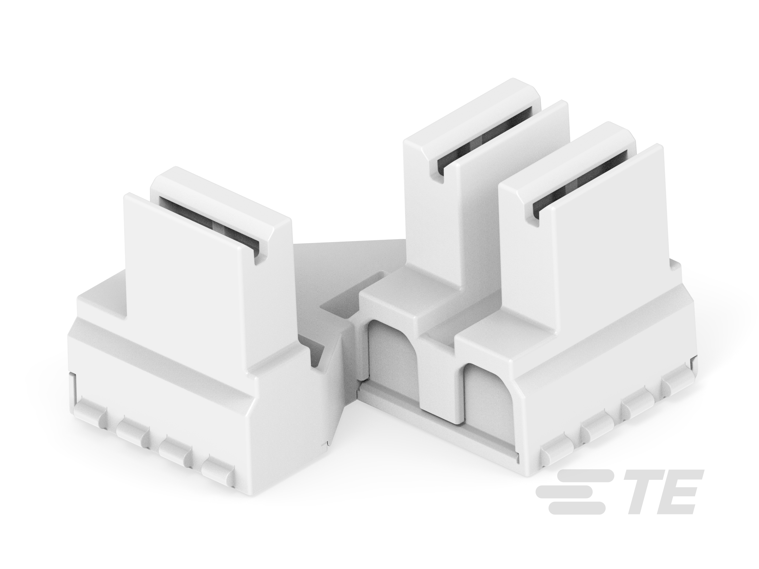 250 FASTON HSG.,FLAG,REC.,3,NATRUAL-5-2394343-1